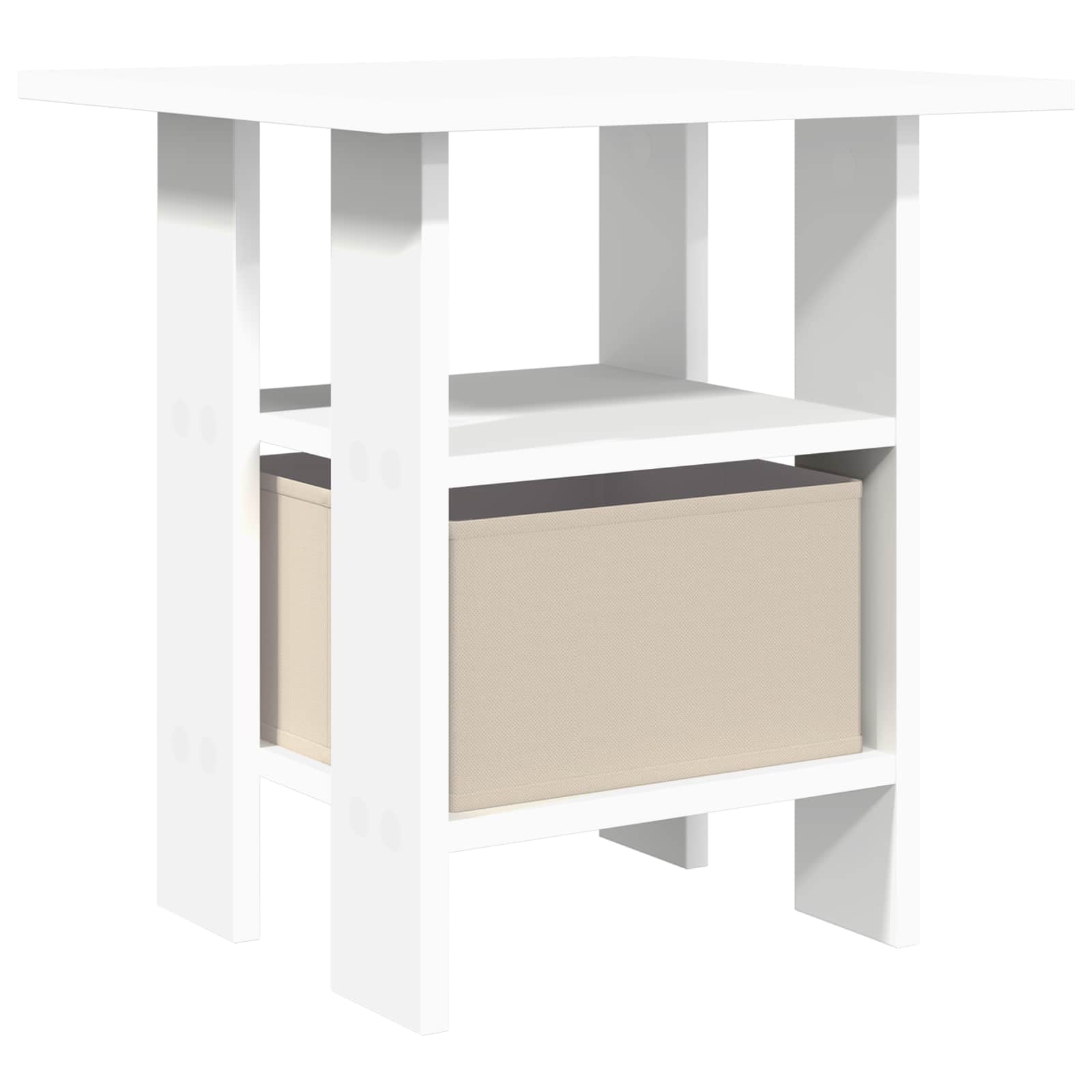 vidaXL Nachtkastje 2 pcs Artisan Eiken 41 x 40 x 45 cm Bewerkt hout