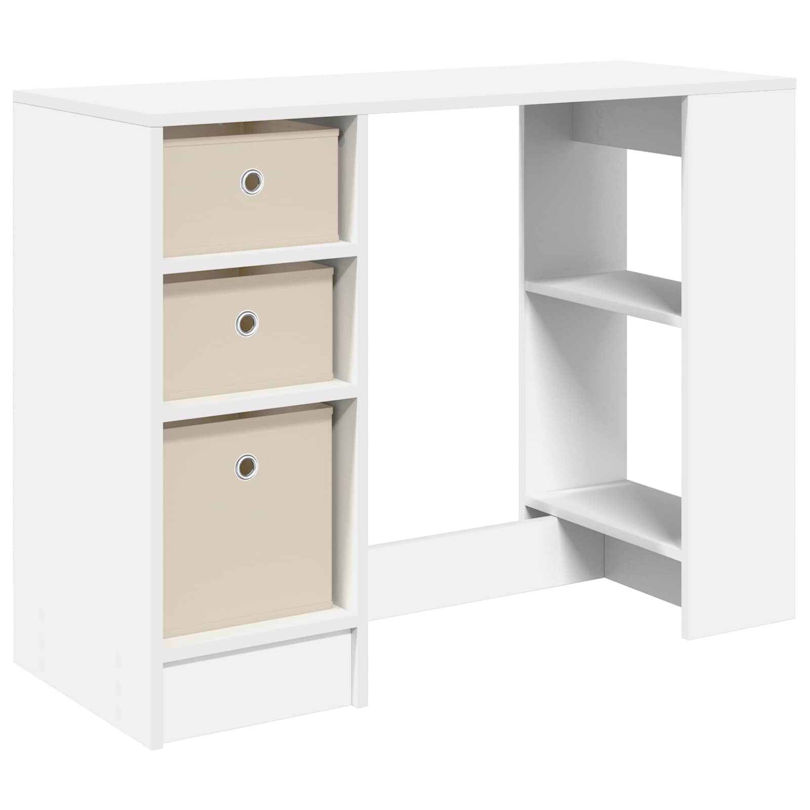 vidaXL Bureau met lade Grijs Sonoma 100 x 40 x 75 cm Bewerkt hout