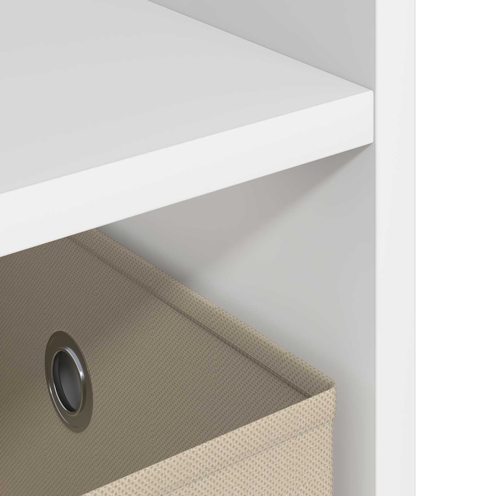 vidaXL TV-standaard met lade Wit 79 x 40 x 48 cm