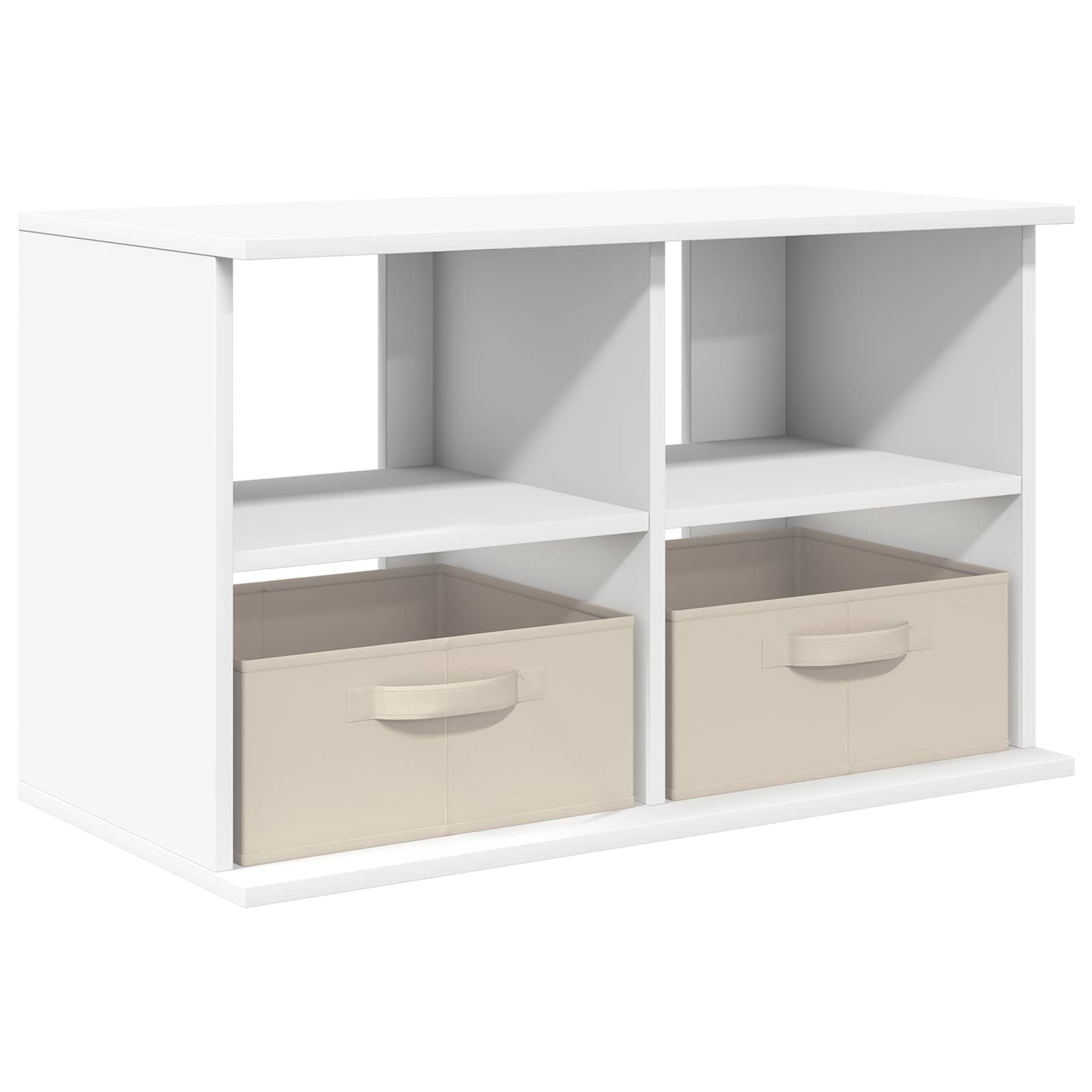 vidaXL TV-standaard met lade Wit 79 x 40 x 48 cm