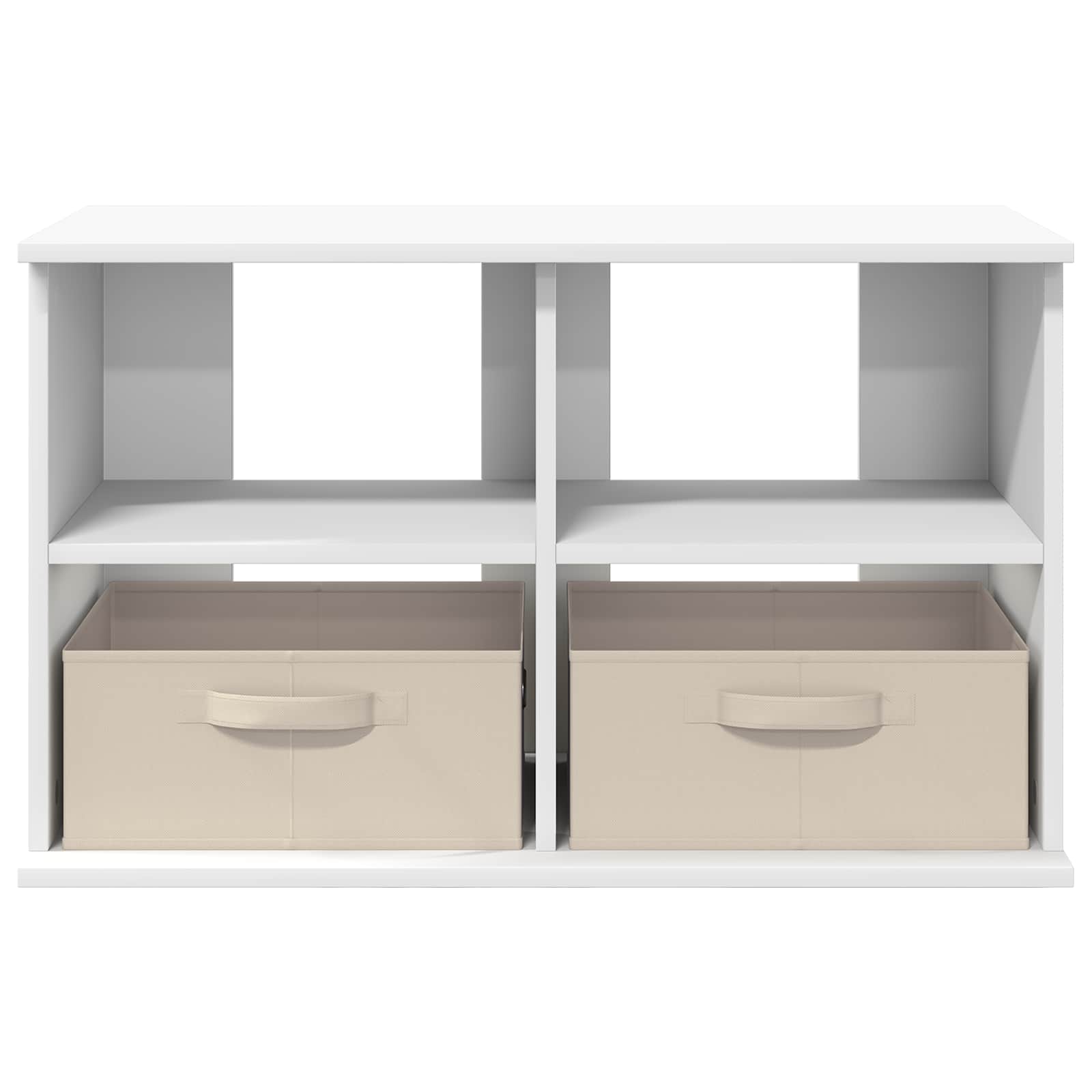 vidaXL TV-standaard met lade Wit 79 x 40 x 48 cm