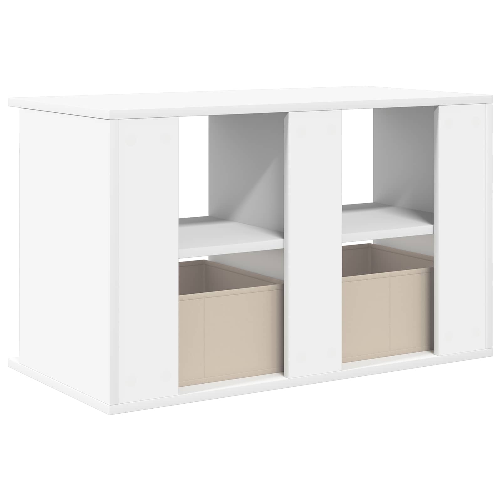 vidaXL TV-standaard met lade Wit 79 x 40 x 48 cm