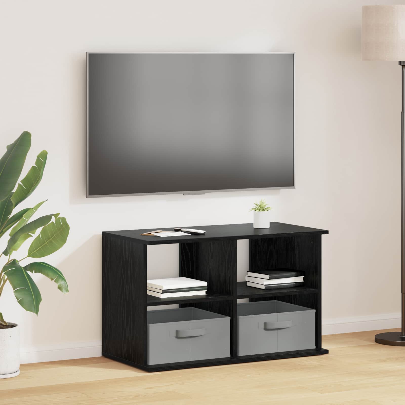 vidaXL TV-standaard met lade Wit 79 x 40 x 48 cm