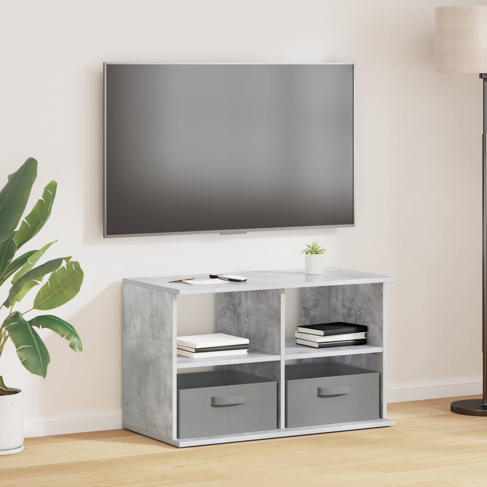 vidaXL TV-standaard met lade Wit 79 x 40 x 48 cm
