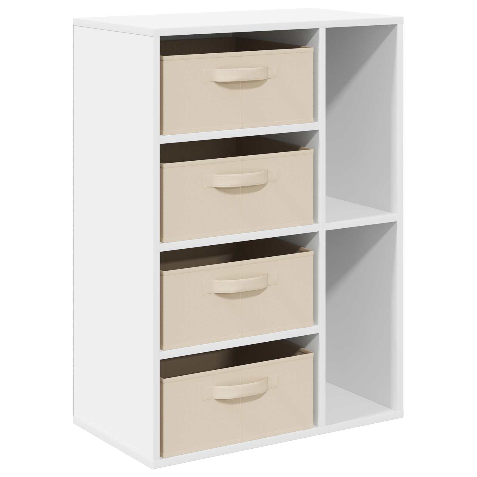 vidaXL Dressoir met lade Wit 60 x 33,5 x 84 cm