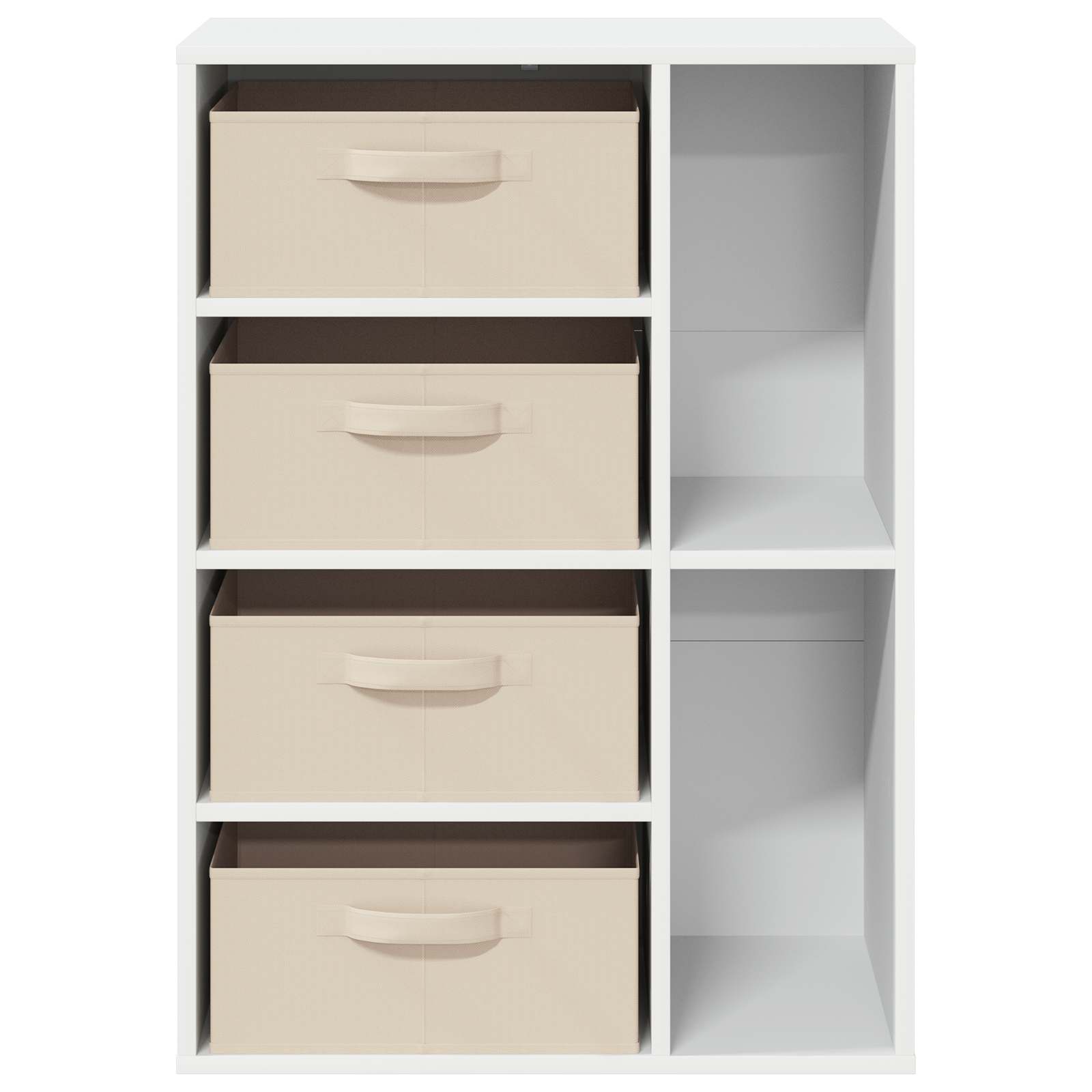 vidaXL Dressoir met lade Wit 60 x 33,5 x 84 cm
