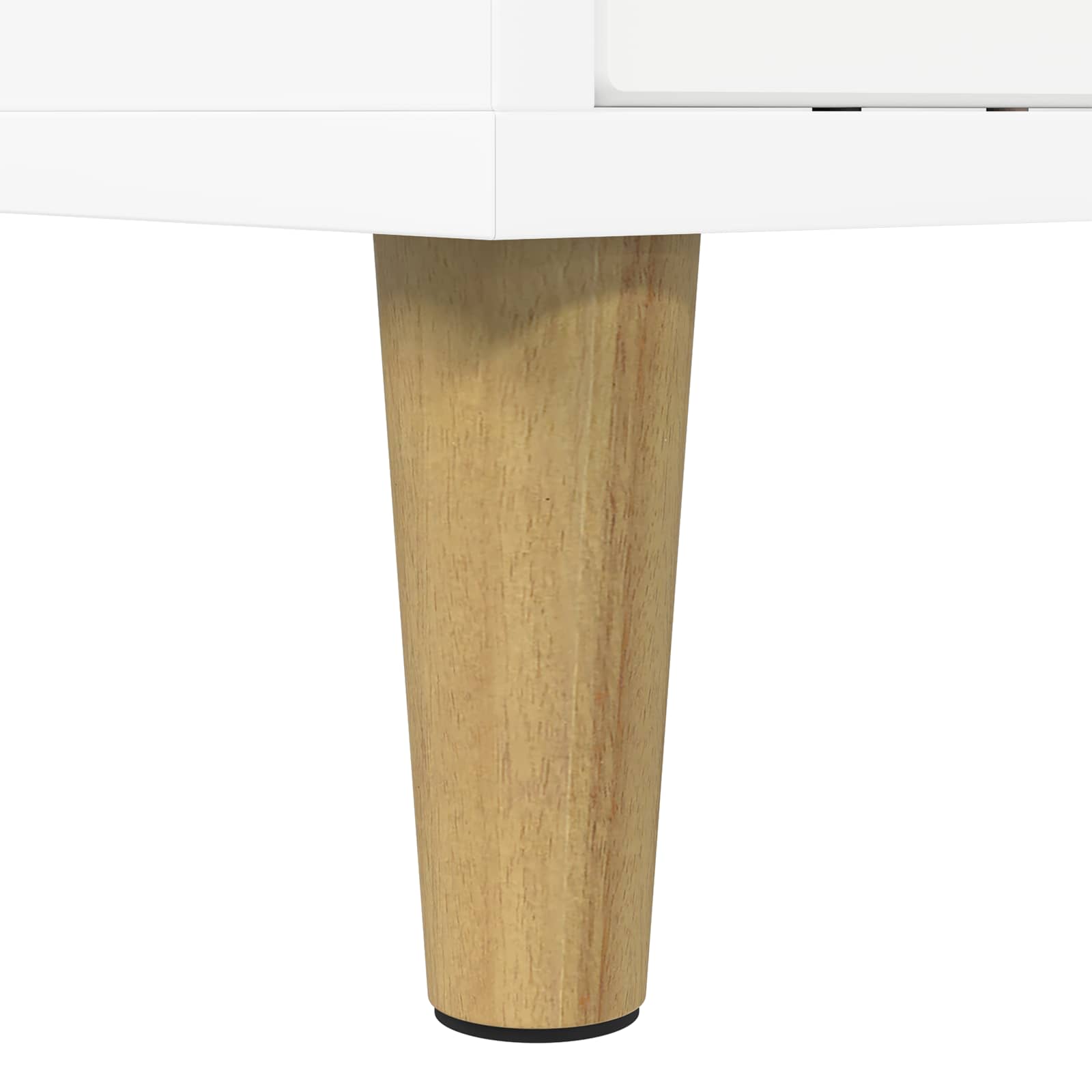vidaXL Kattenhuis Wit 51 x 30 x 52 cm Bewerkt hout
