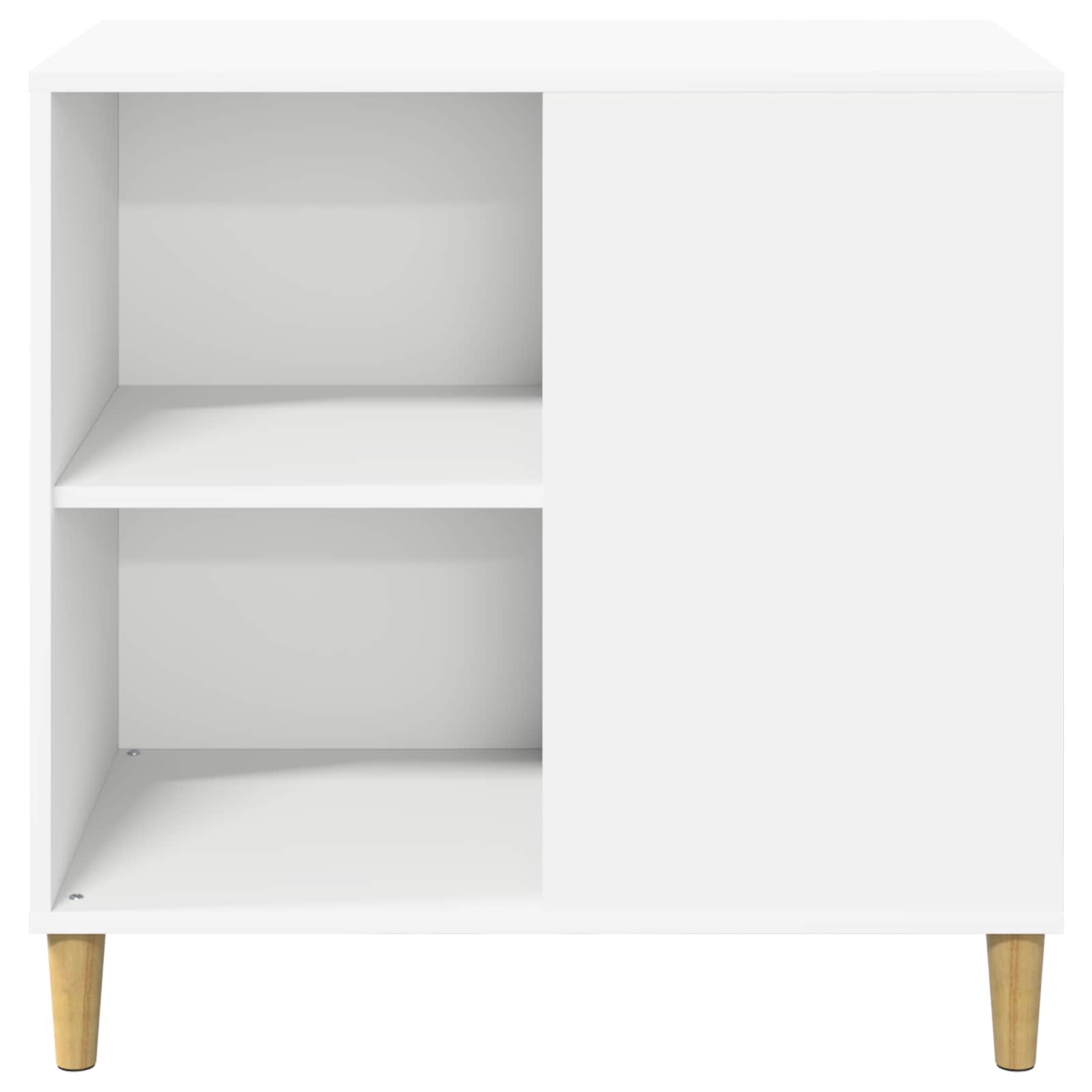 vidaXL Kattenhuis Wit 72 x 42,5 x 70 cm Bewerkt hout