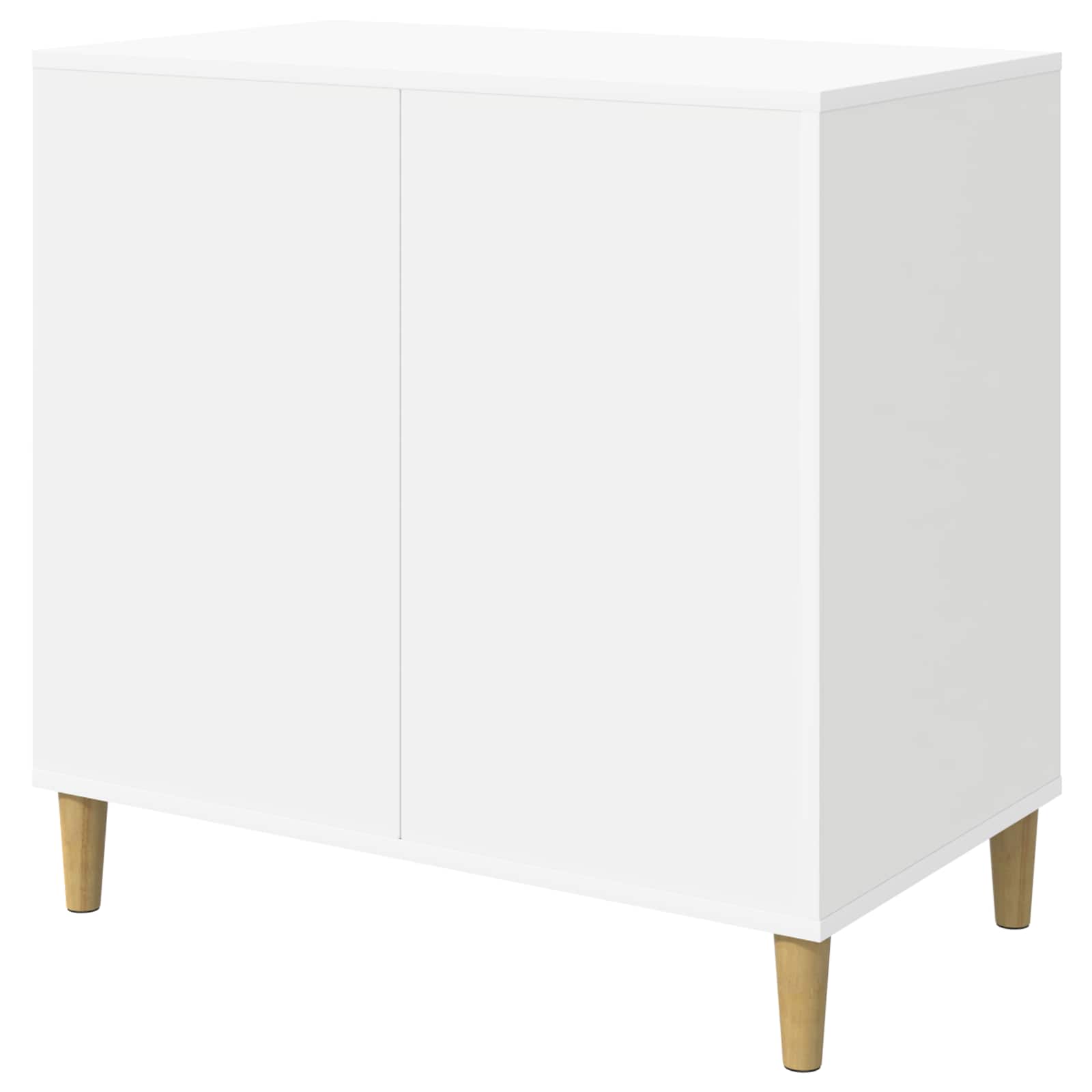 vidaXL Kattenhuis Wit 72 x 42,5 x 70 cm Bewerkt hout