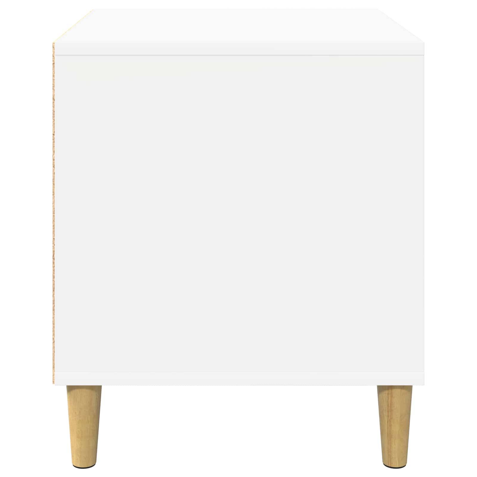 vidaXL Hondenhuis Wit 44 x 42 x 49 cm Bewerkt hout