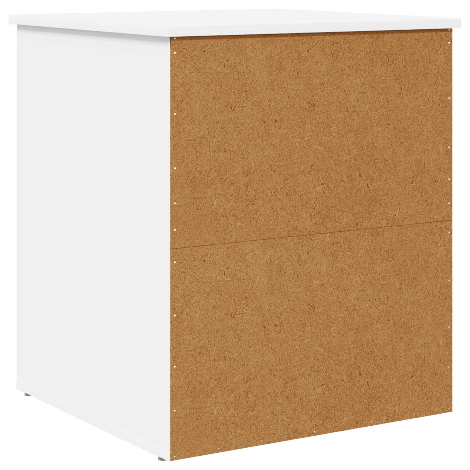 vidaXL Kattenhuis Wit 53 x 52 x 60 cm Bewerkt hout