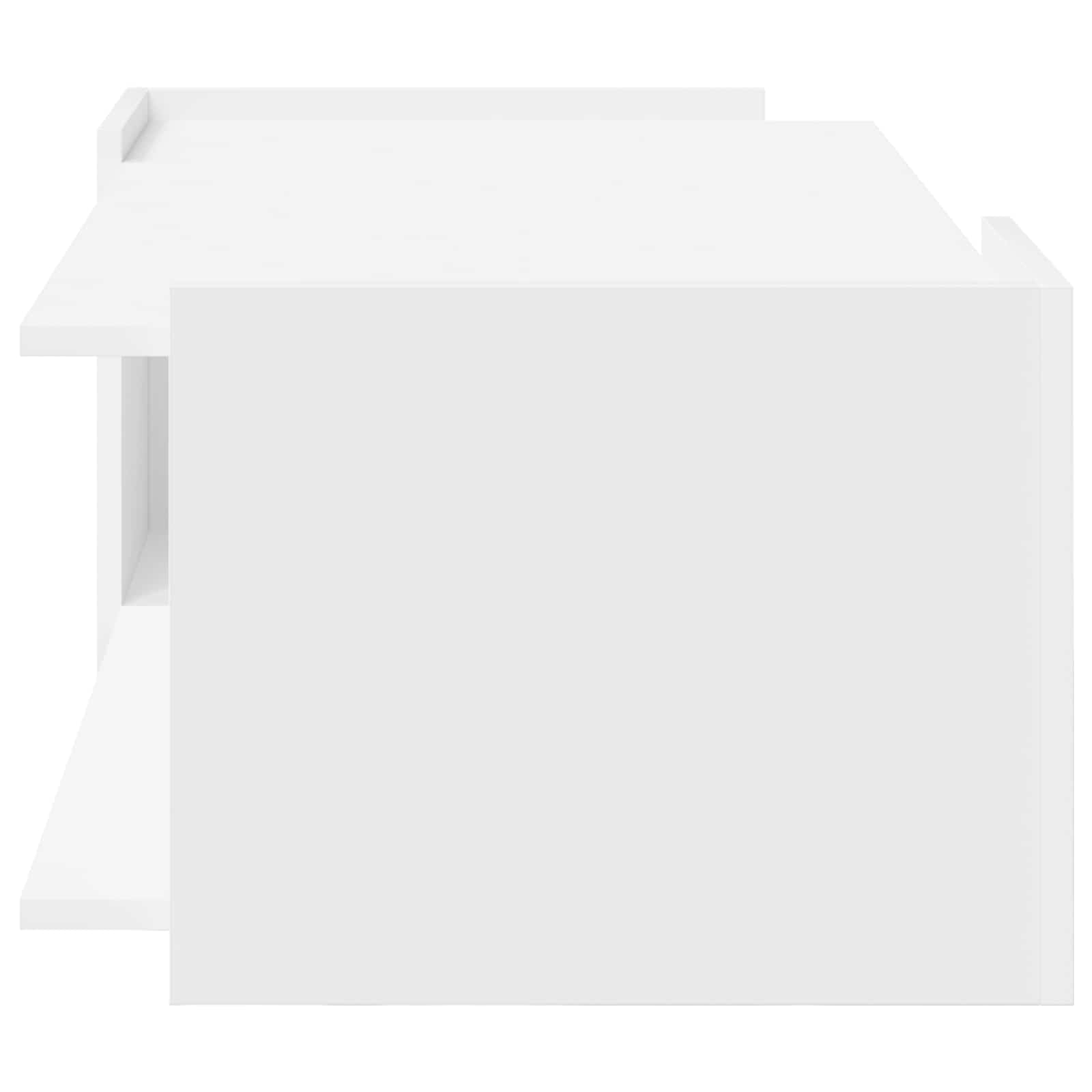 vidaXL Salontafel Wit 90 x 50 x 33 cm Bewerkt hout