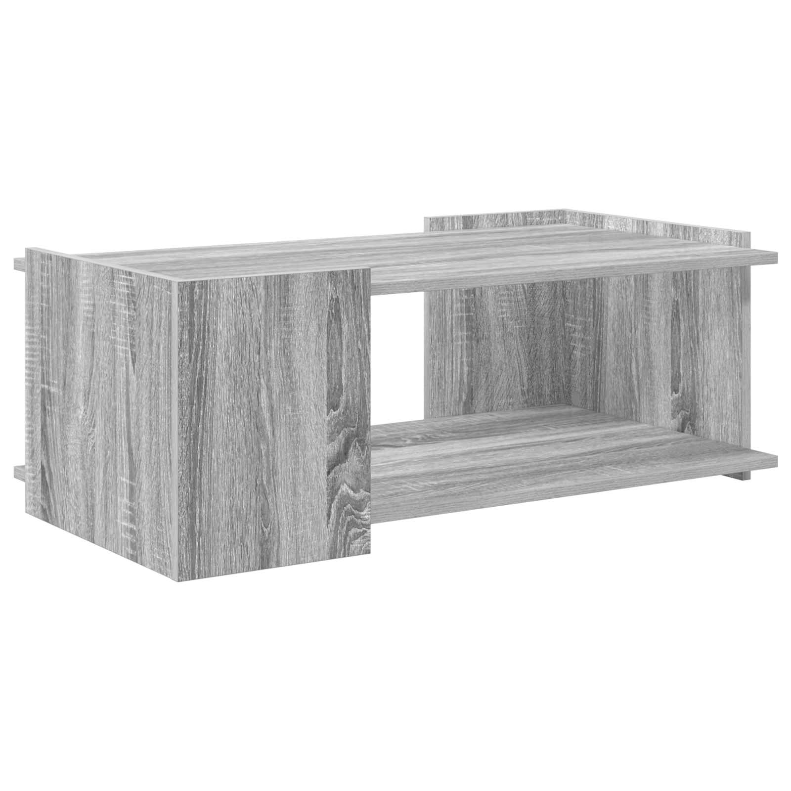 vidaXL Salontafel Wit 90 x 50 x 33 cm Bewerkt hout