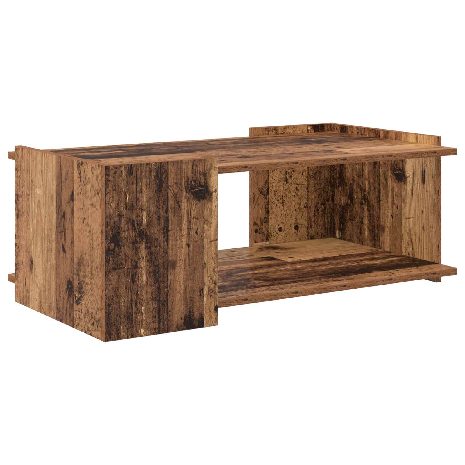 vidaXL Salontafel Wit 90 x 50 x 33 cm Bewerkt hout