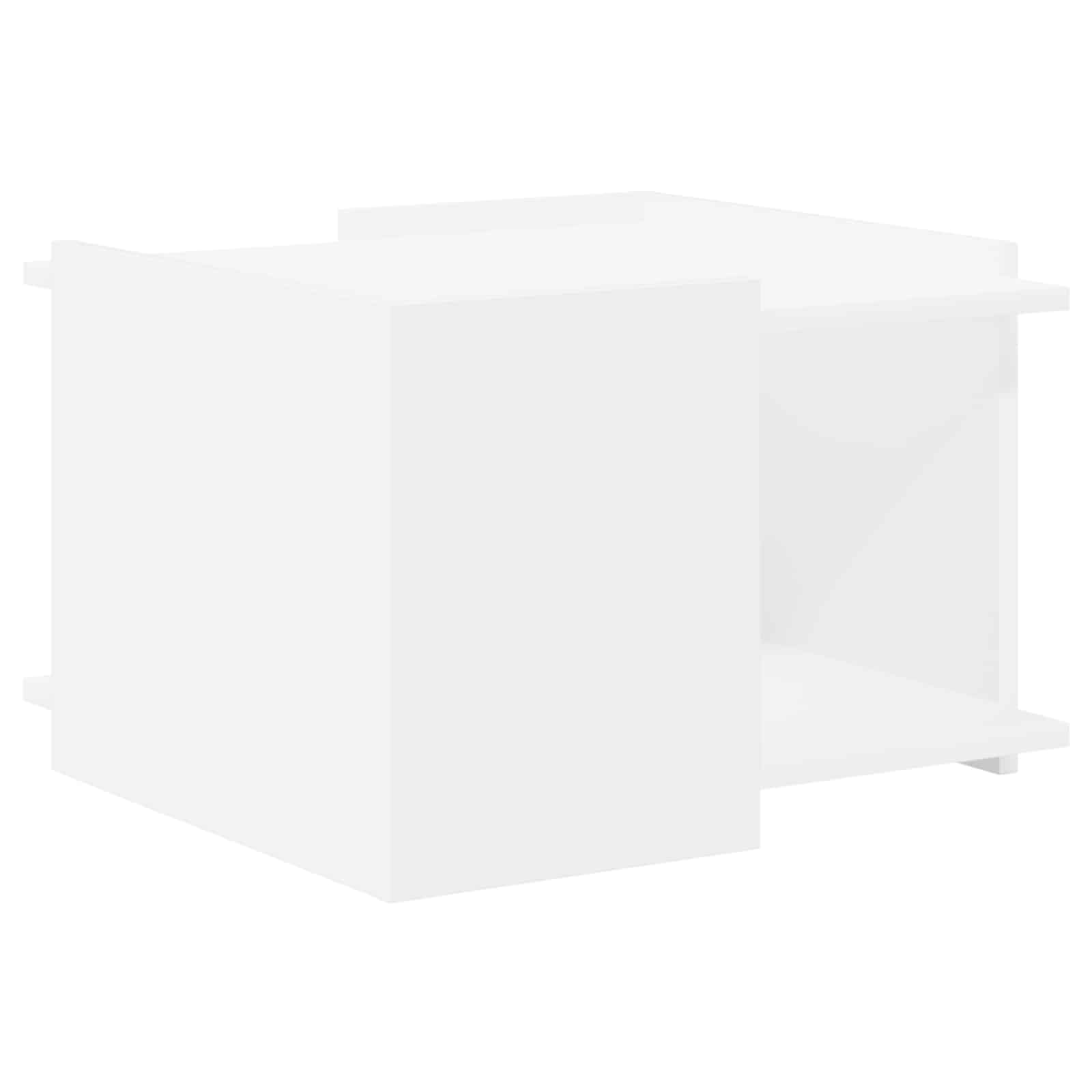 vidaXL Salontafel Wit 90 x 50 x 33 cm Bewerkt hout