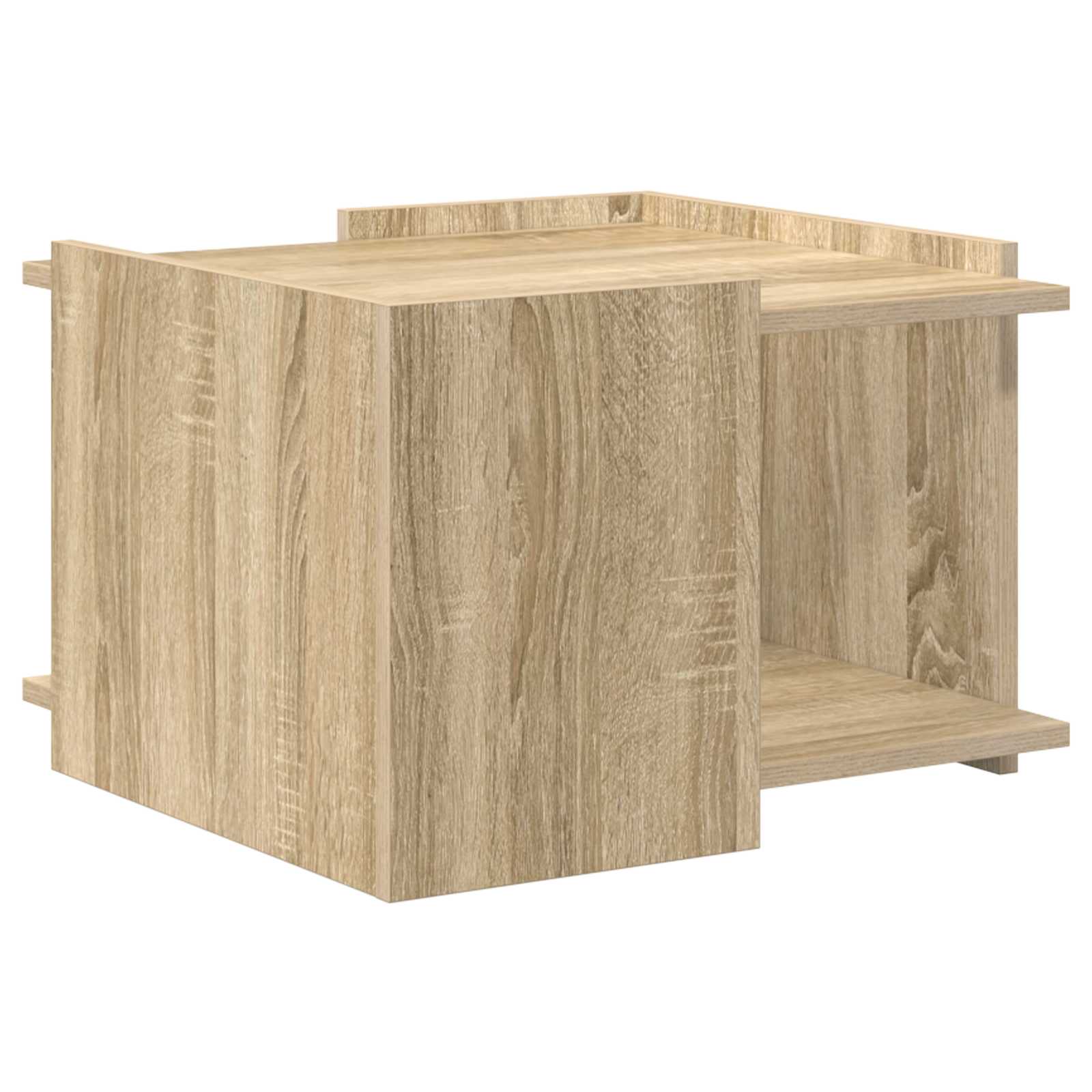 vidaXL Salontafel Wit 90 x 50 x 33 cm Bewerkt hout