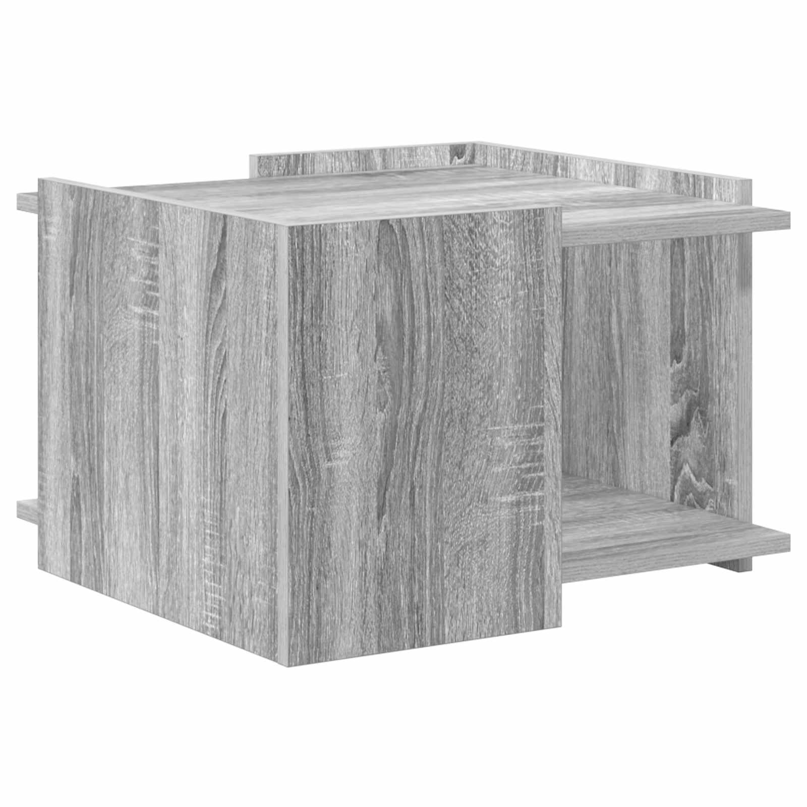vidaXL Salontafel Wit 90 x 50 x 33 cm Bewerkt hout