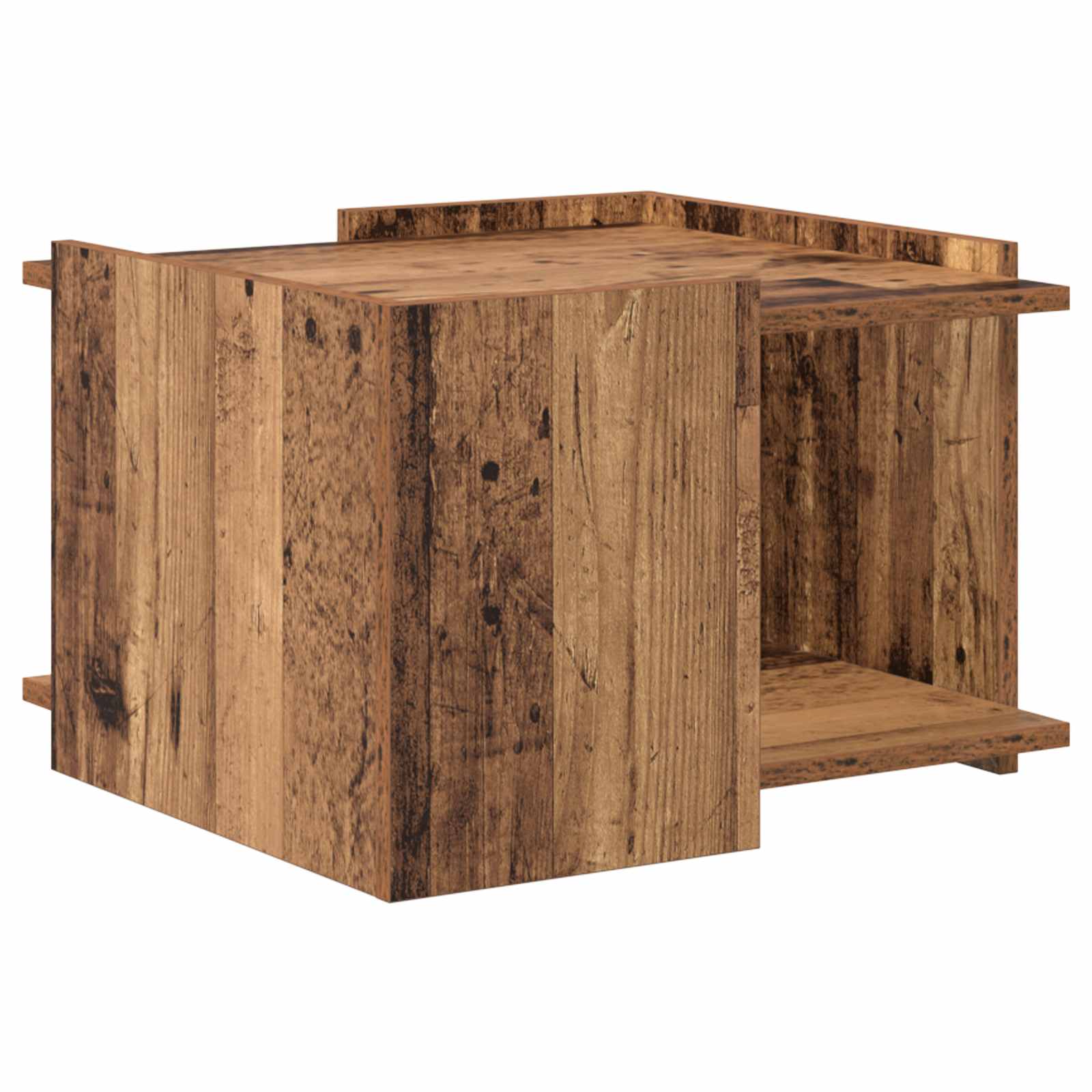 vidaXL Salontafel Wit 90 x 50 x 33 cm Bewerkt hout