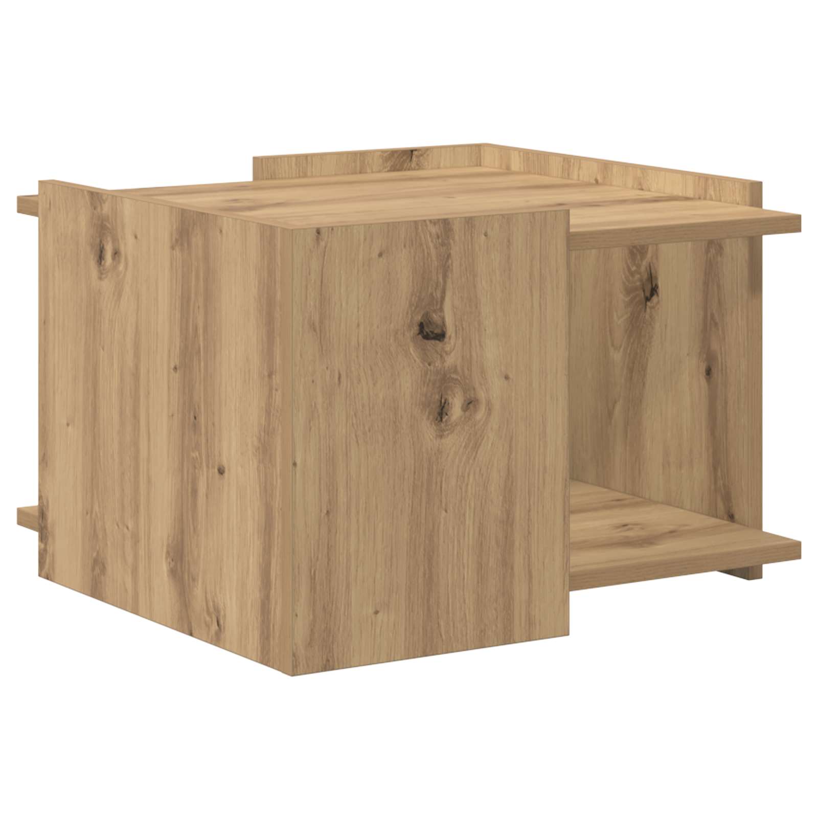 vidaXL Salontafel Wit 90 x 50 x 33 cm Bewerkt hout