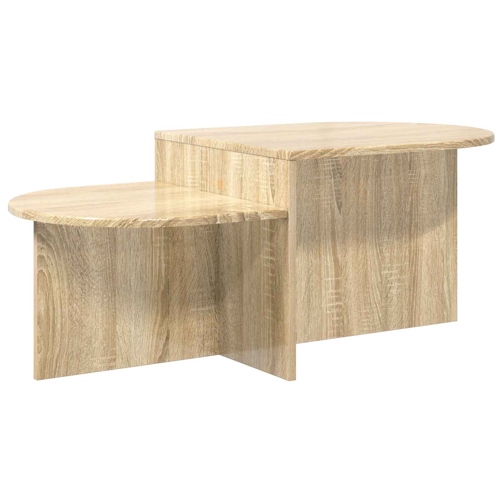 vidaXL Salontafel Wit 100 x 50 x 40 cm Bewerkt hout