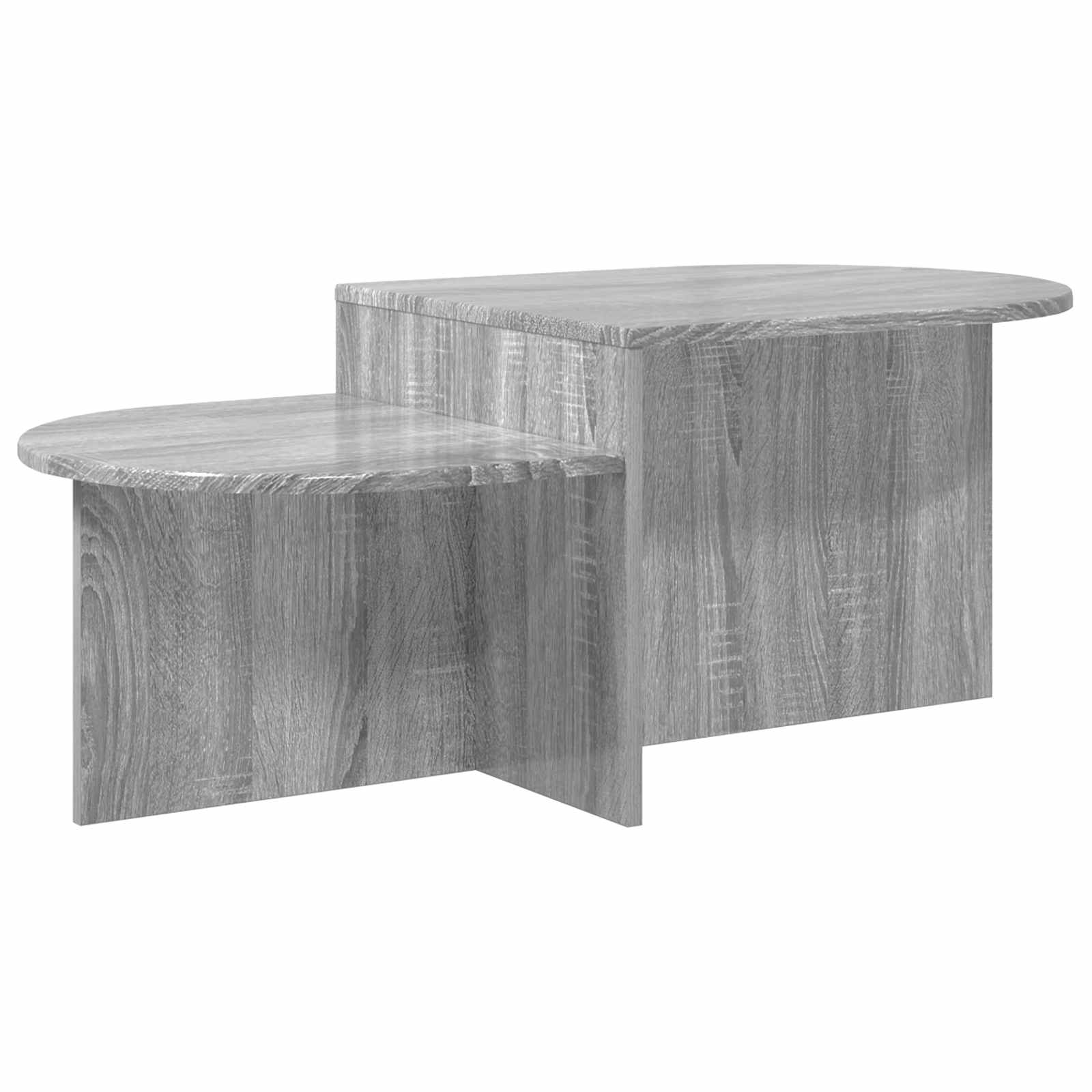 vidaXL Salontafel Wit 100 x 50 x 40 cm Bewerkt hout