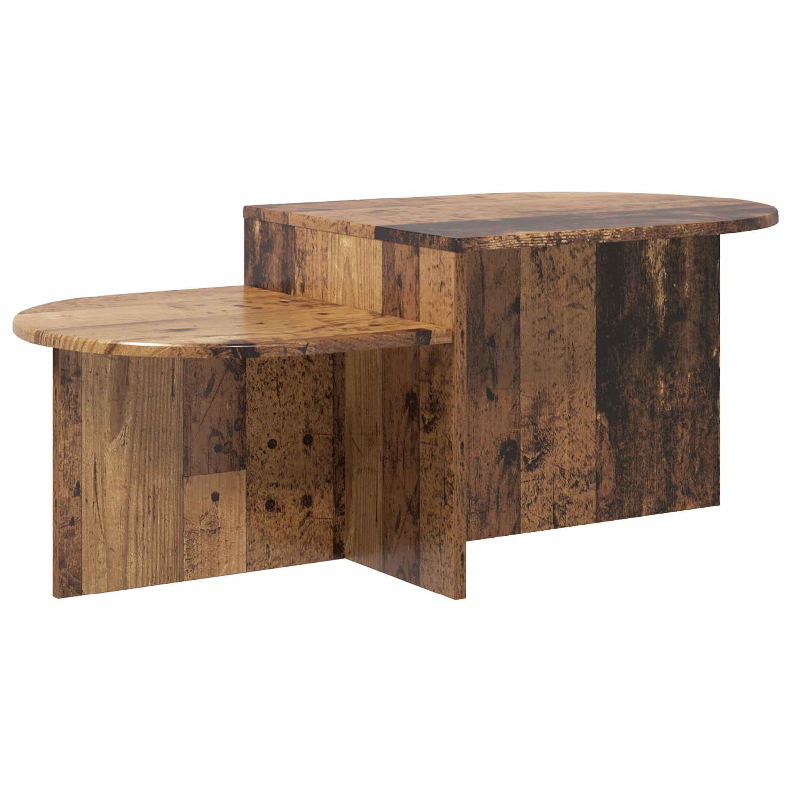 vidaXL Salontafel Wit 100 x 50 x 40 cm Bewerkt hout