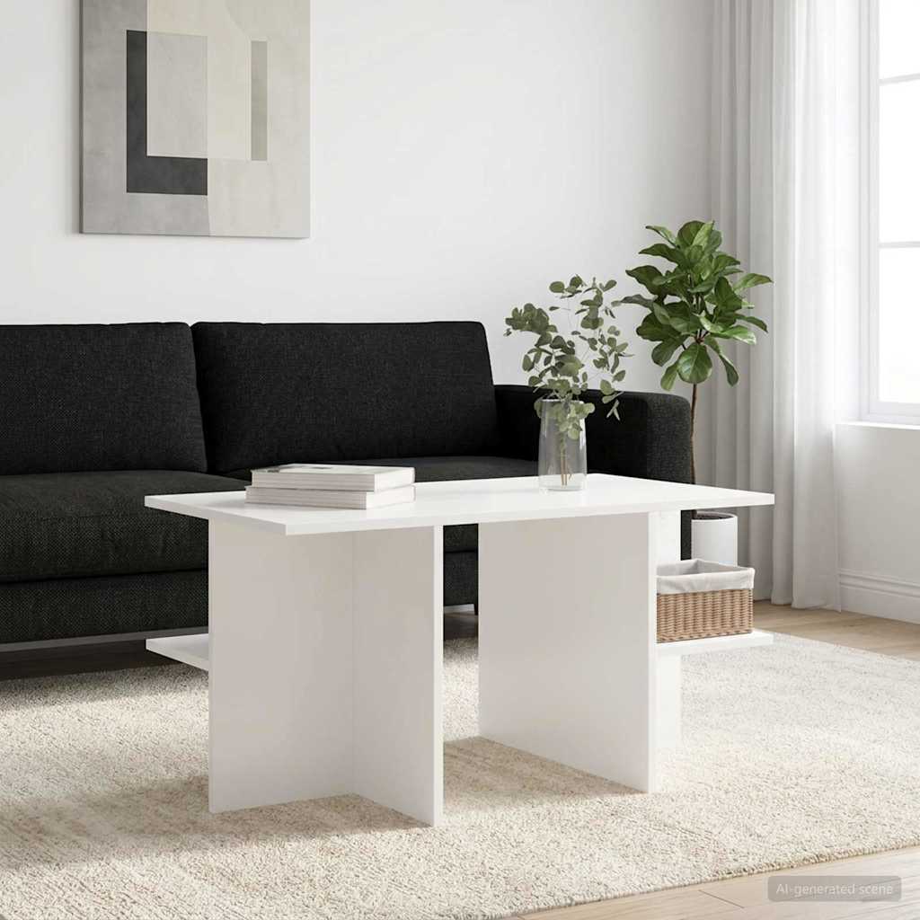 vidaXL Salontafel Gerookt Eiken 87 x 50 x 45 cm Bewerkt hout