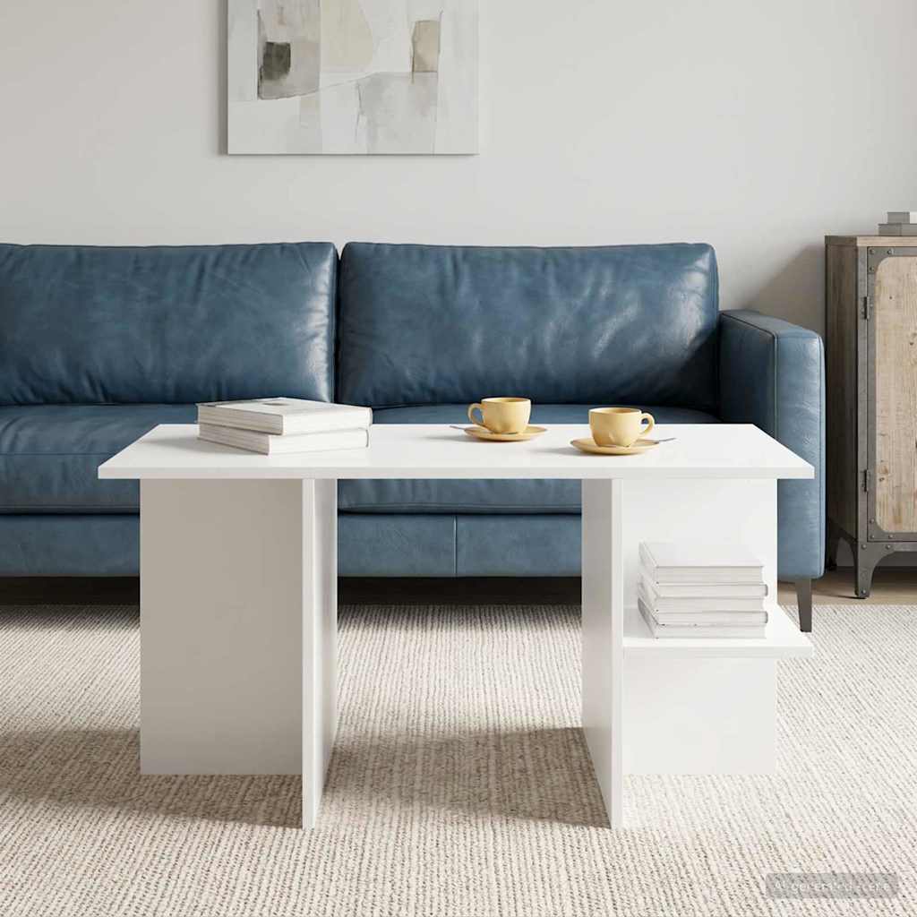 vidaXL Salontafel Gerookt Eiken 87 x 50 x 45 cm Bewerkt hout