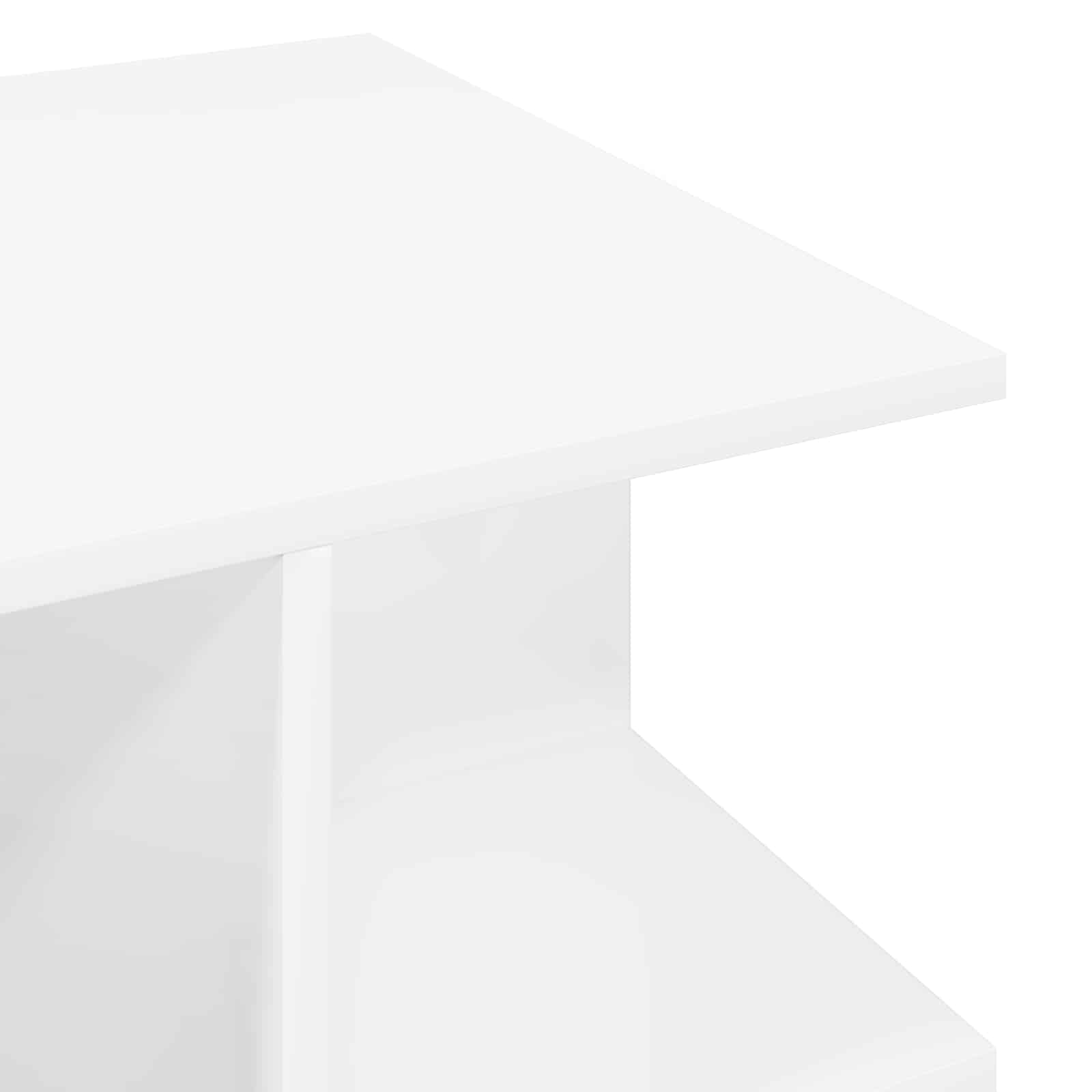 vidaXL Salontafel Gerookt Eiken 87 x 50 x 45 cm Bewerkt hout