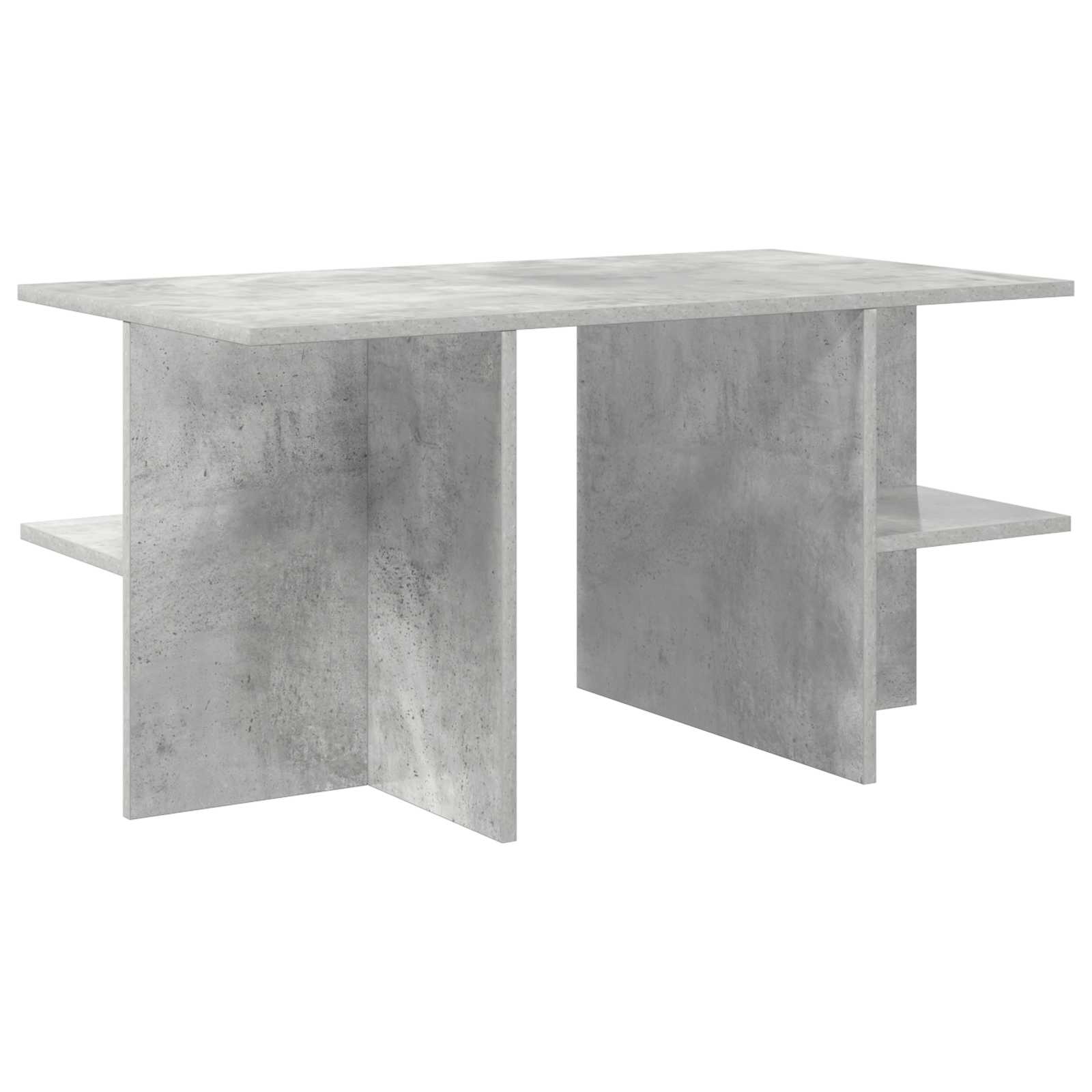 vidaXL Salontafel Gerookt Eiken 87 x 50 x 45 cm Bewerkt hout