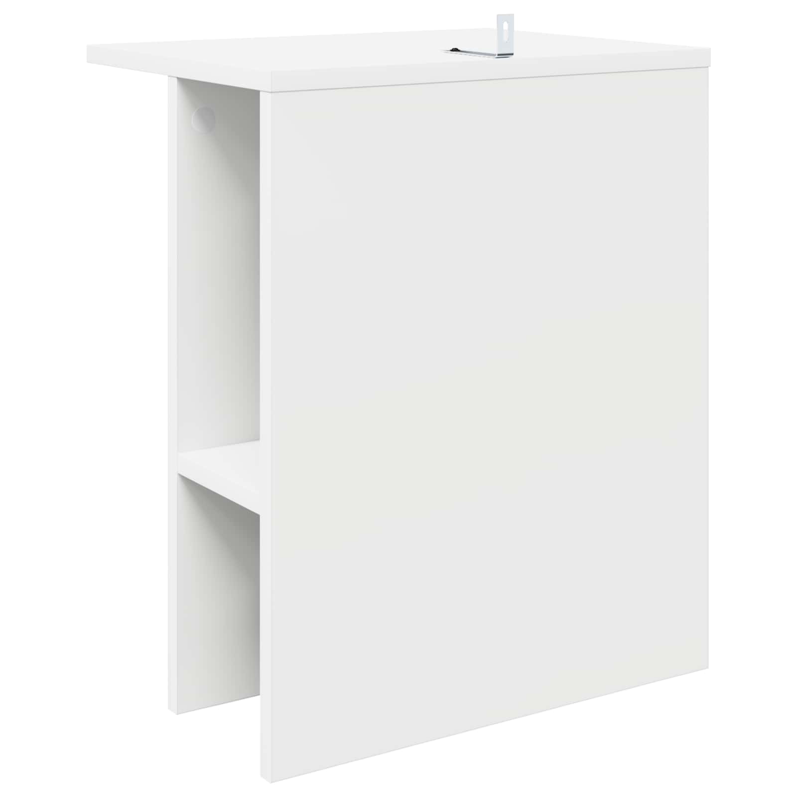 vidaXL Salontafel 2 pcs Wit 40 x 30 x 49 cm Bewerkt hout