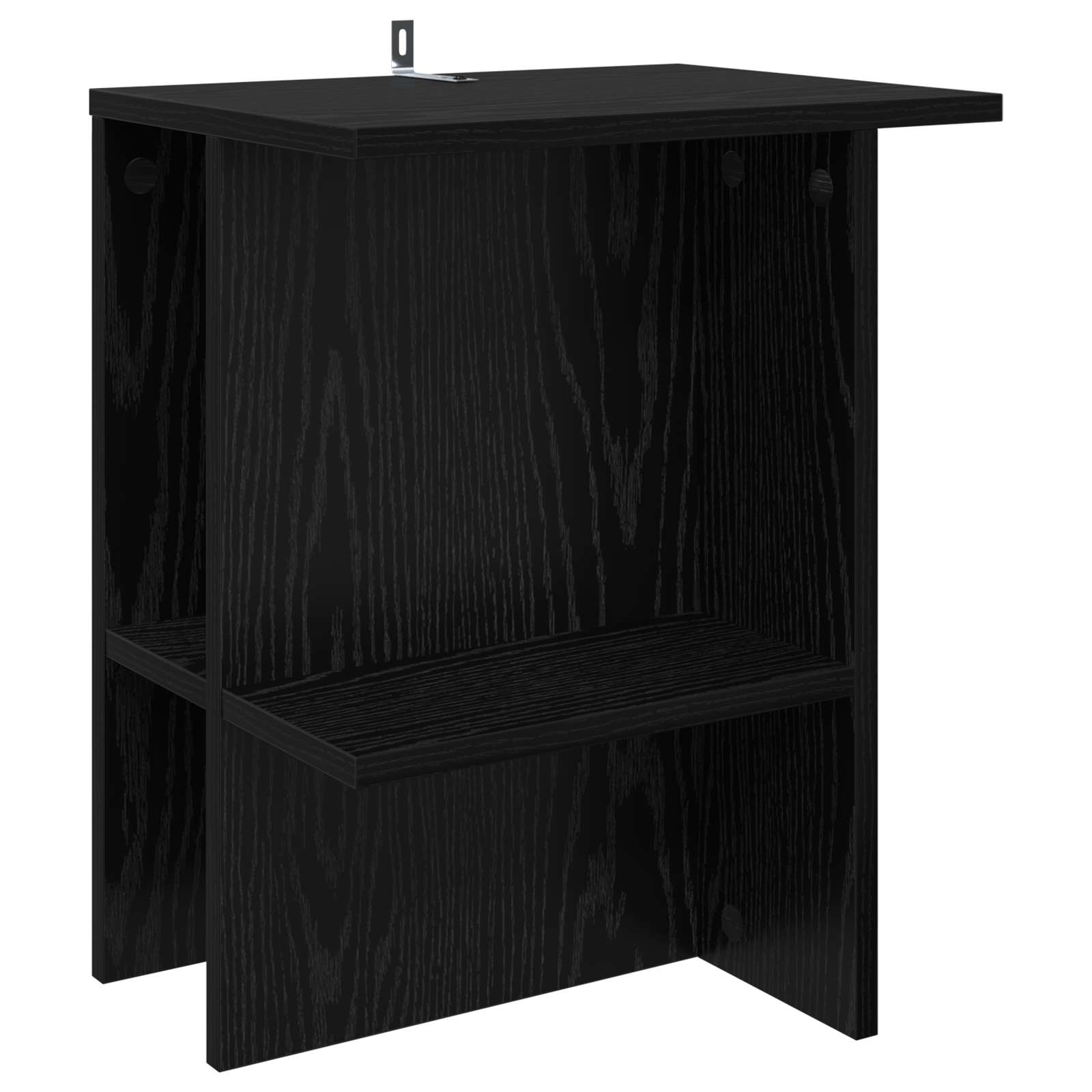 vidaXL Salontafel 2 pcs Wit 40 x 30 x 49 cm Bewerkt hout