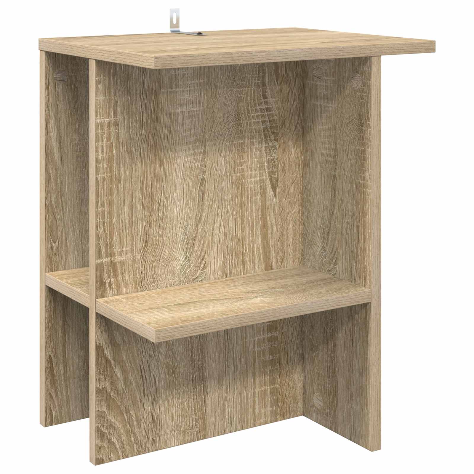 vidaXL Salontafel 2 pcs Wit 40 x 30 x 49 cm Bewerkt hout