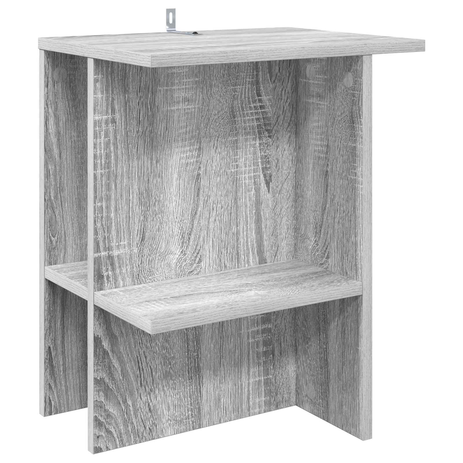 vidaXL Salontafel 2 pcs Wit 40 x 30 x 49 cm Bewerkt hout