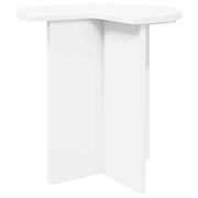 vidaXL Bijzettafel met opslag Wit Ø 39 x 38 cm Bewerkt hout