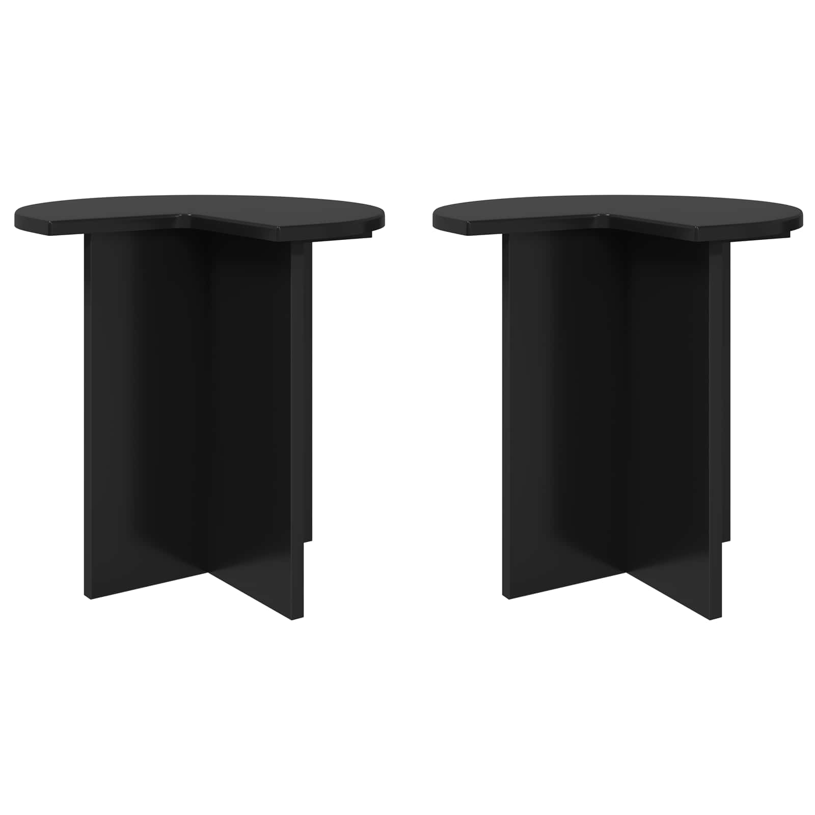 vidaXL Bijzettafel met opslag Wit Ø 39 x 38 cm Bewerkt hout