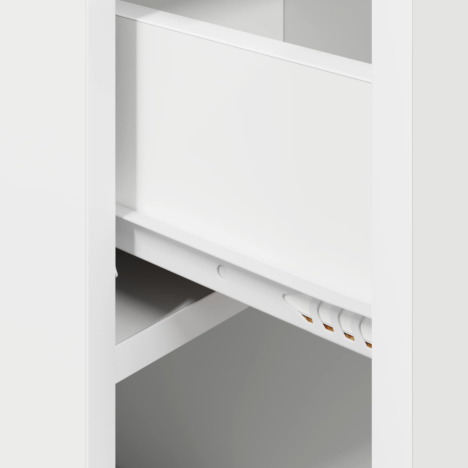 vidaXL Bed kast Wit 29 x 31,5 x 49 cm Bewerkt hout