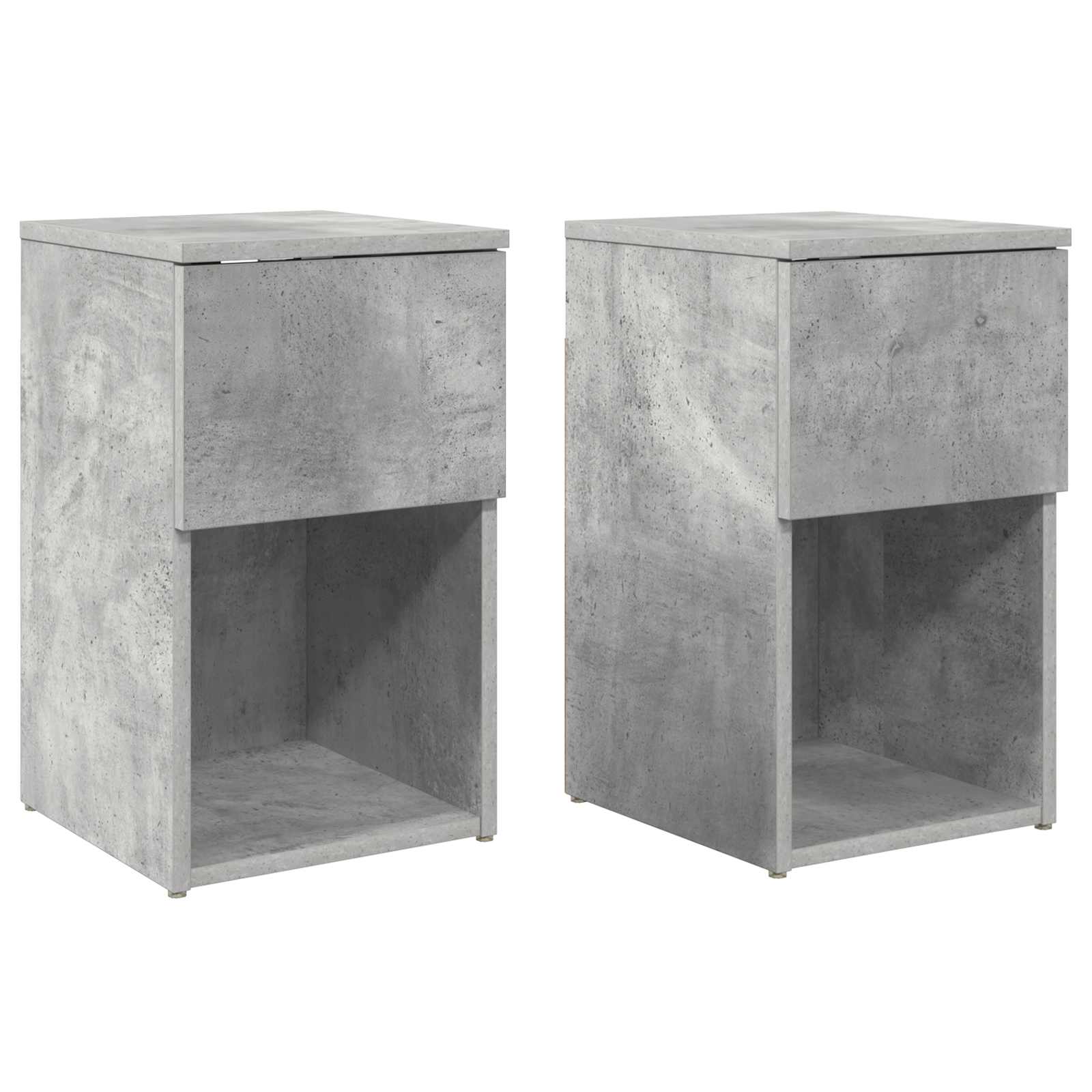 vidaXL Bed kast Wit 29 x 31,5 x 49 cm Bewerkt hout