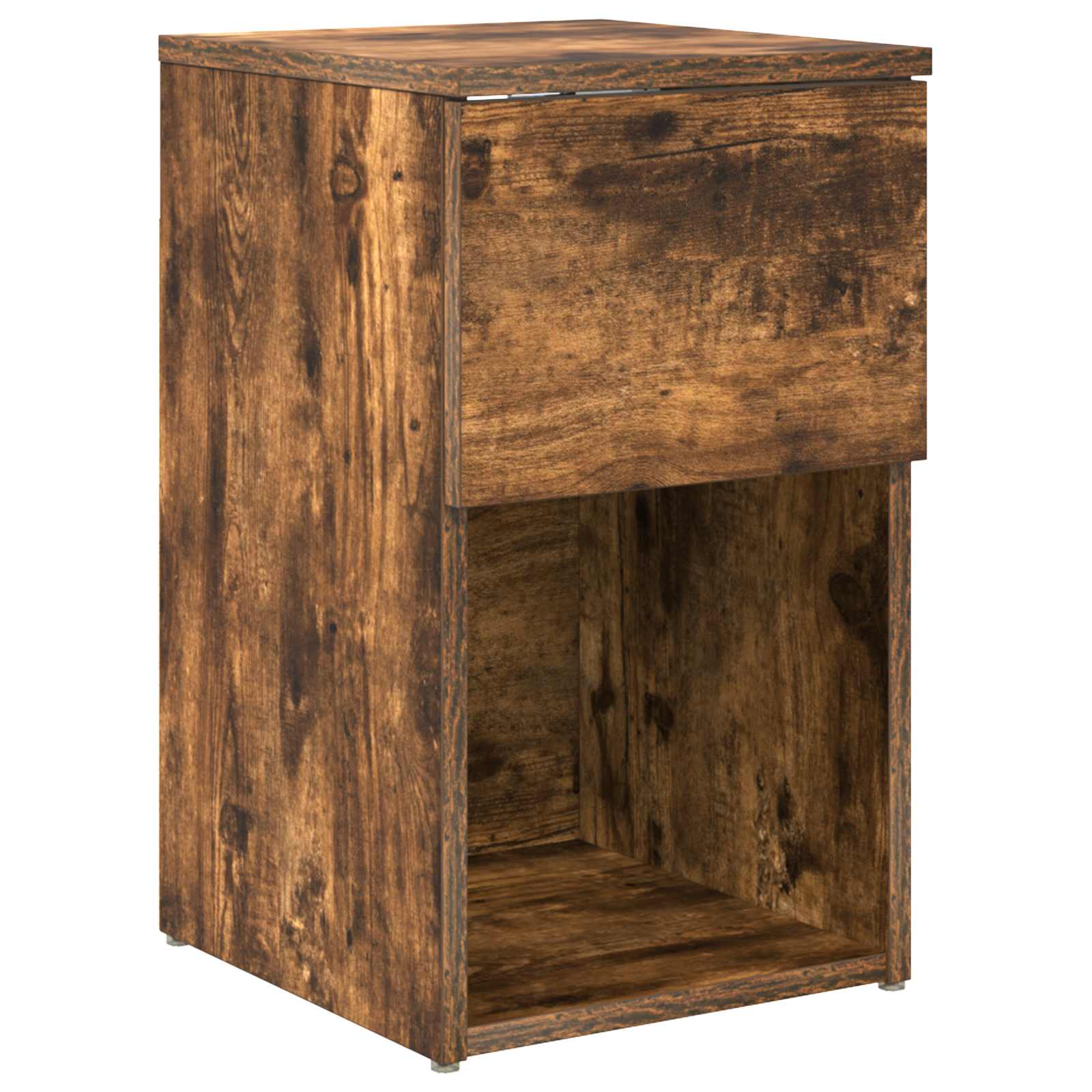 vidaXL Bed kast Wit 29 x 31,5 x 49 cm Bewerkt hout