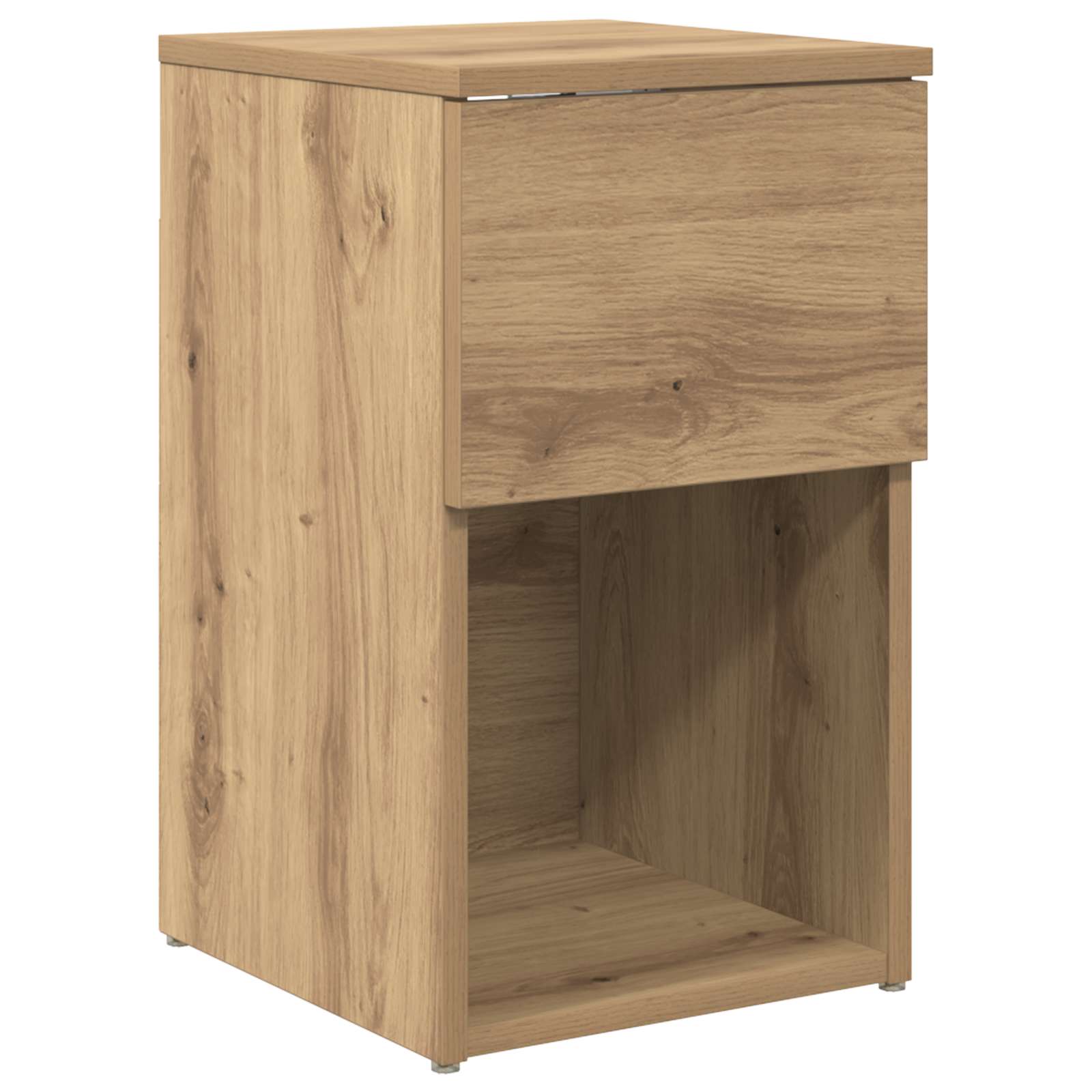 vidaXL Bed kast Wit 29 x 31,5 x 49 cm Bewerkt hout
