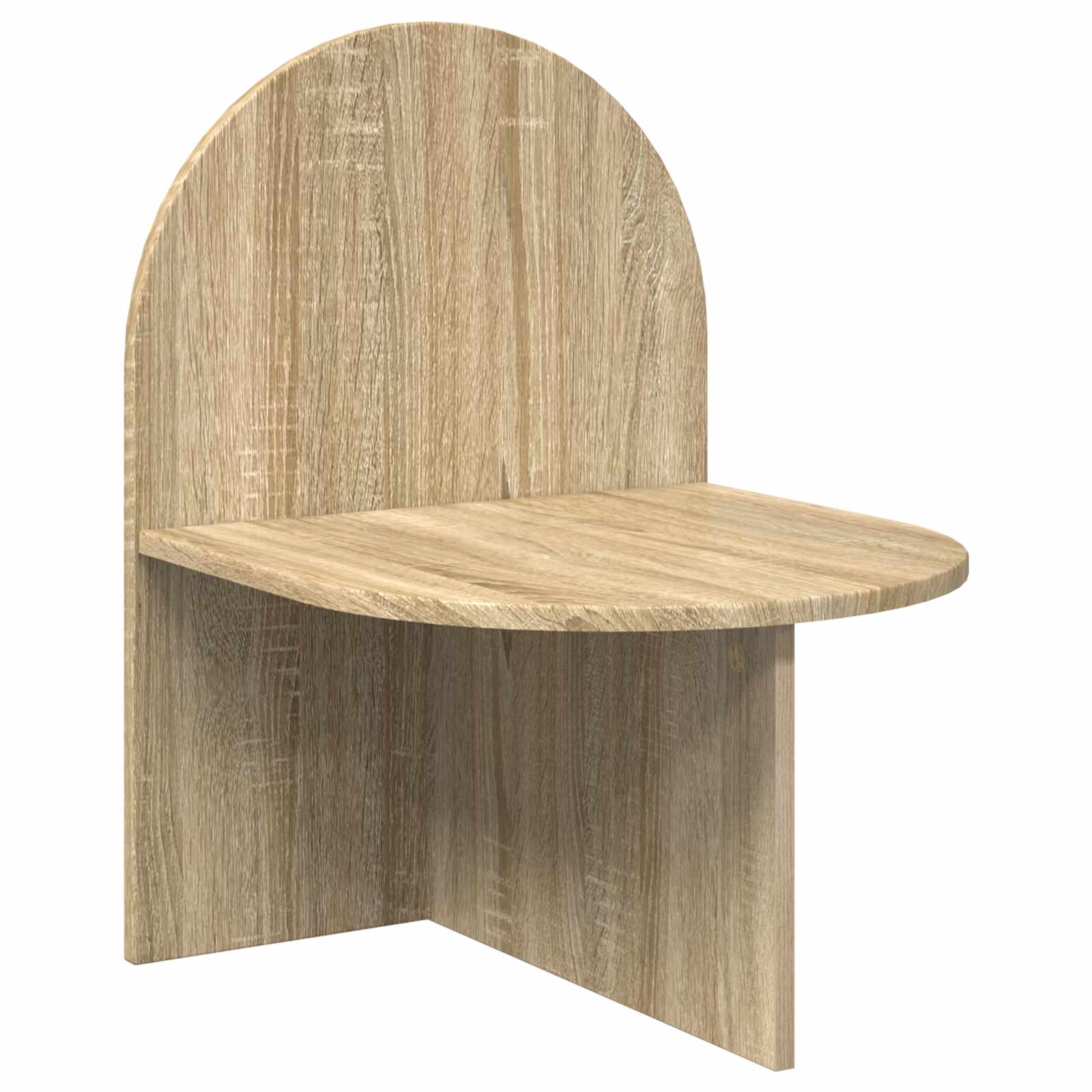 vidaXL Nachtkastje Gerookt Eiken 48 x 49 x 65 cm Bewerkt hout