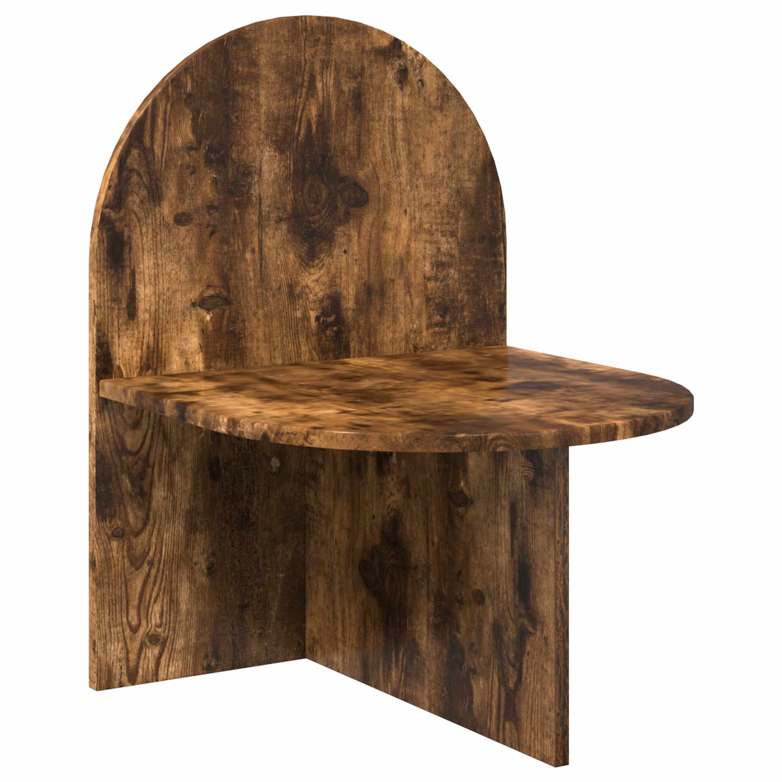 vidaXL Nachtkastje Gerookt Eiken 48 x 49 x 65 cm Bewerkt hout
