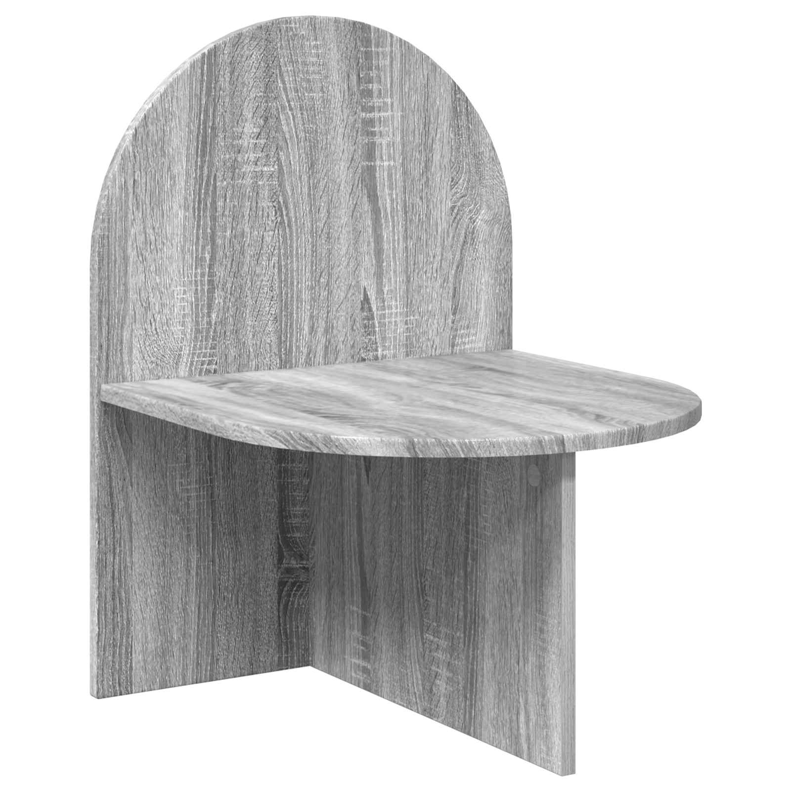 vidaXL Nachtkastje Gerookt Eiken 48 x 49 x 65 cm Bewerkt hout