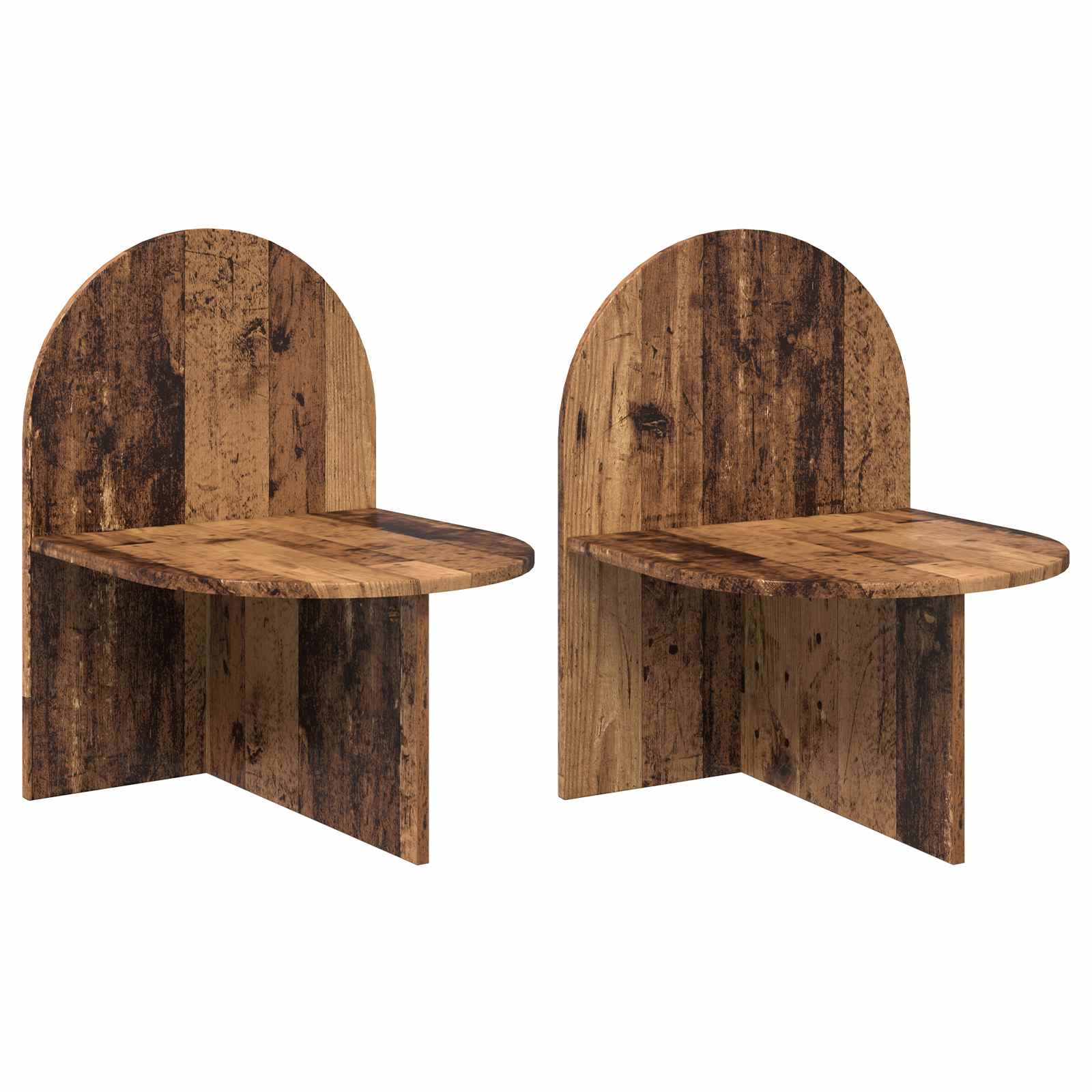vidaXL Nachtkastje Gerookt Eiken 48 x 49 x 65 cm Bewerkt hout