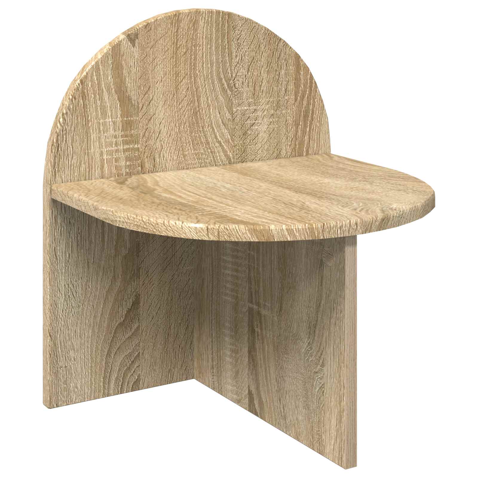 vidaXL Nachtkastje Gerookt Eiken 48 x 49 x 65 cm Bewerkt hout