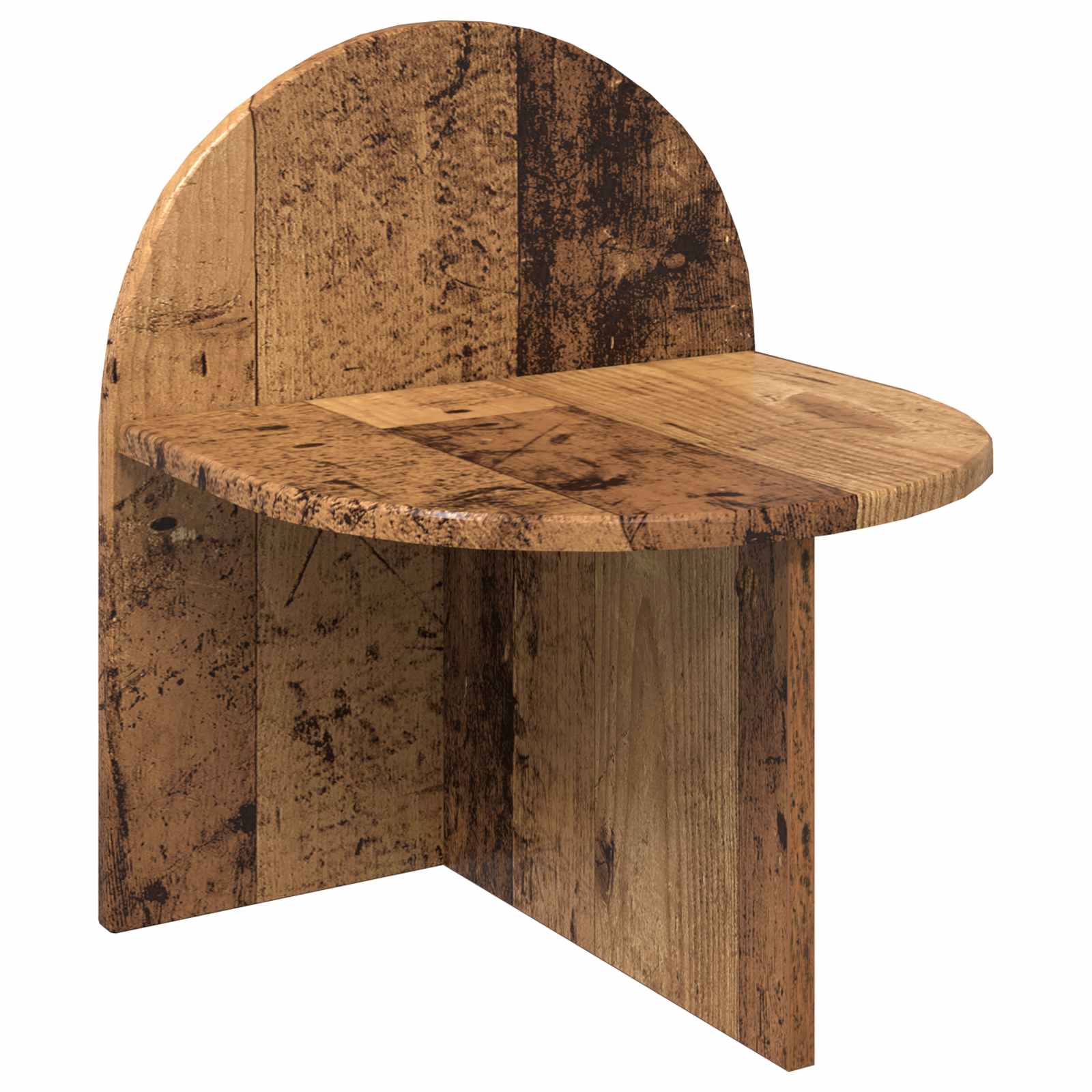 vidaXL Nachtkastje Gerookt Eiken 48 x 49 x 65 cm Bewerkt hout