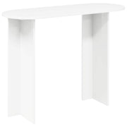 vidaXL Wandtafel met opslag Wit 100 x 39,5 x 75 cm Bewerkt hout