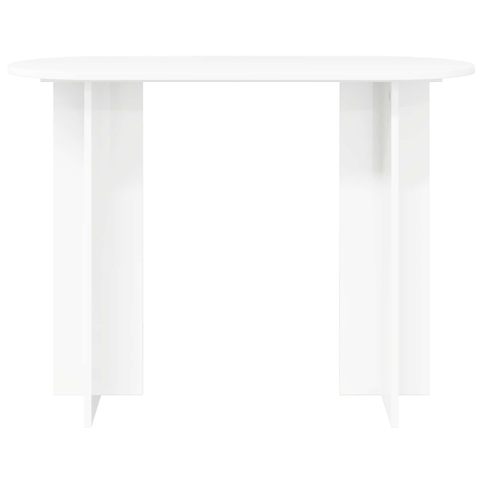 vidaXL Wandtafel met opslag Wit 100 x 39,5 x 75 cm Bewerkt hout