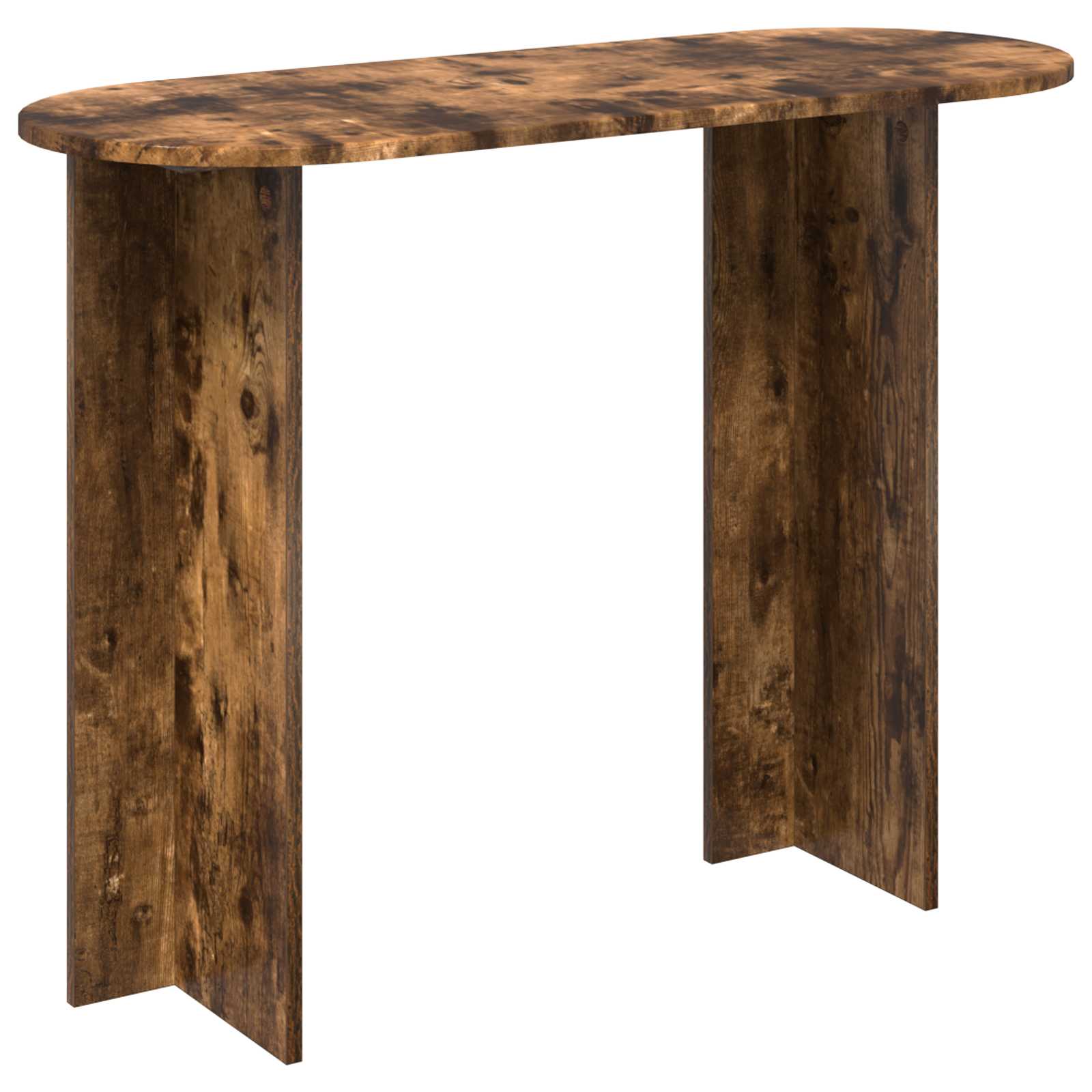 vidaXL Wandtafel met opslag Wit 100 x 39,5 x 75 cm Bewerkt hout
