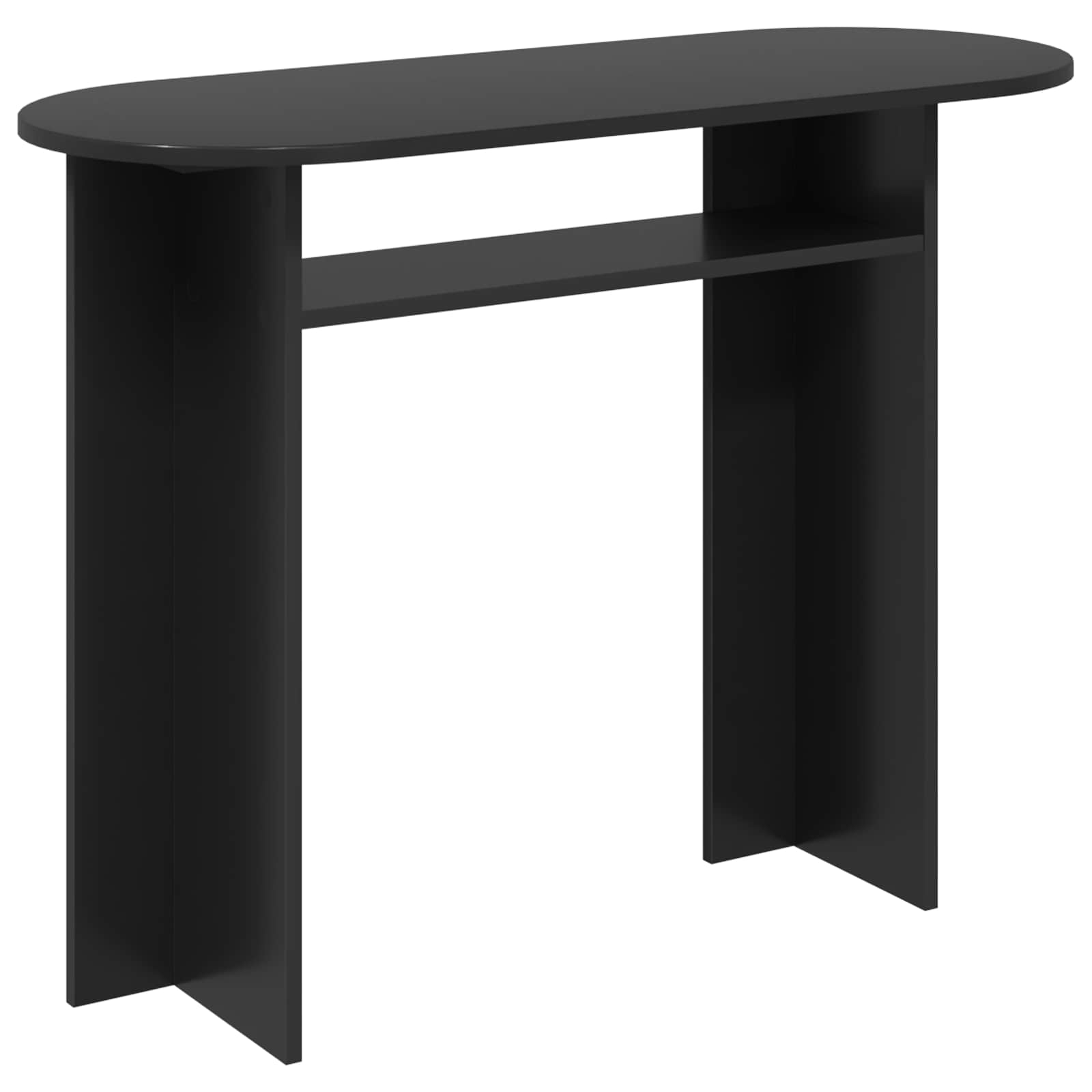 vidaXL Wandtafel met opslag Wit 100 x 39,5 x 75 cm Bewerkt hout